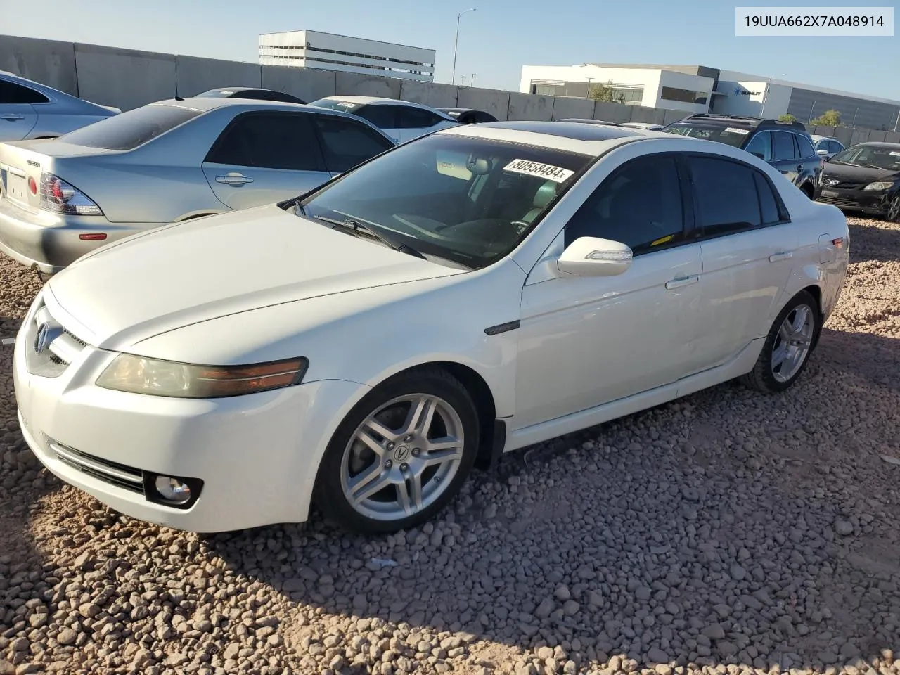 2007 Acura Tl VIN: 19UUA662X7A048914 Lot: 80558484