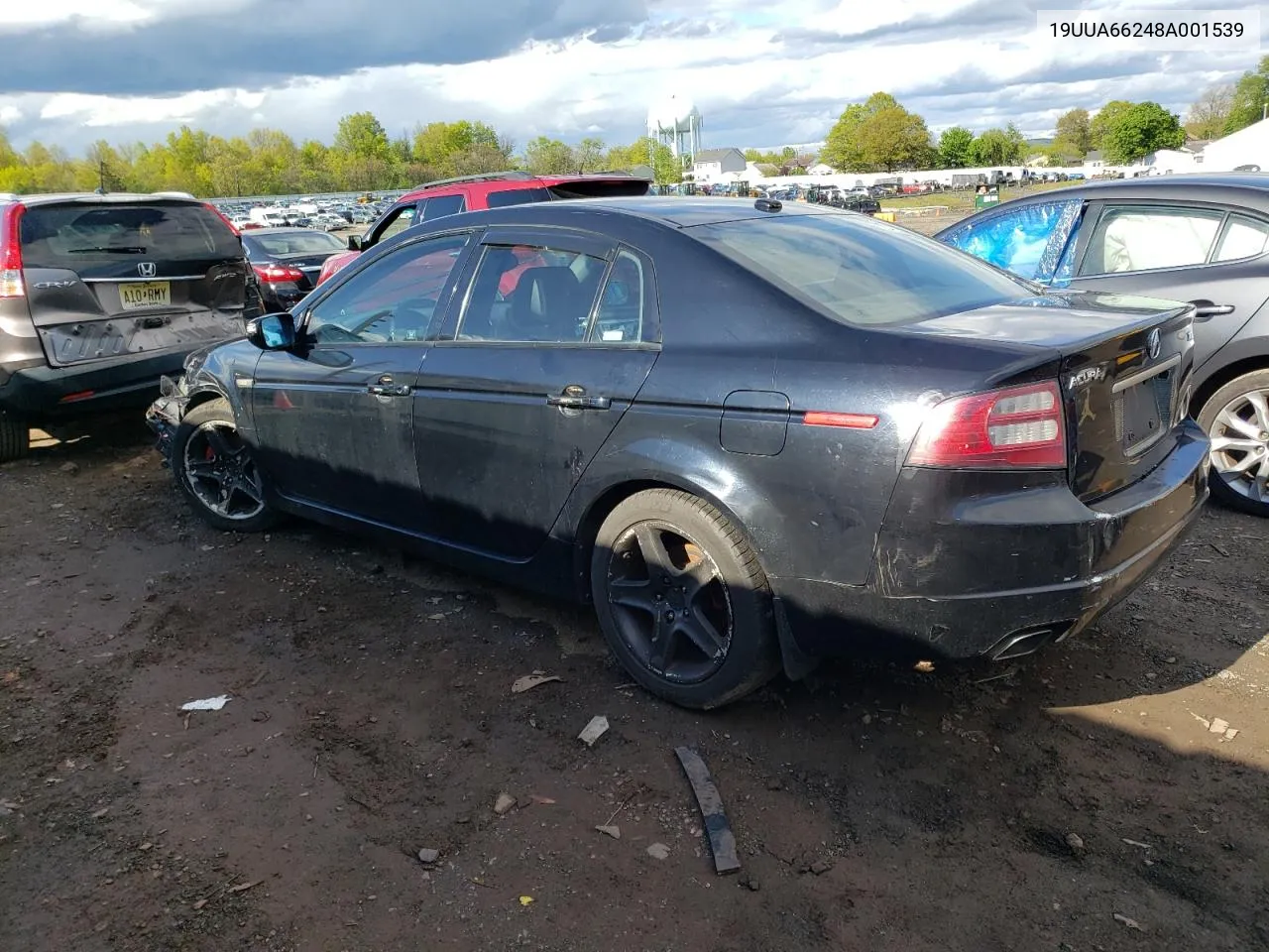 2008 Acura Tl VIN: 19UUA66248A001539 Lot: 51455123