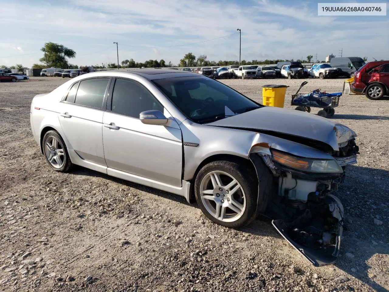 2008 Acura Tl VIN: 19UUA66268A040746 Lot: 56194294