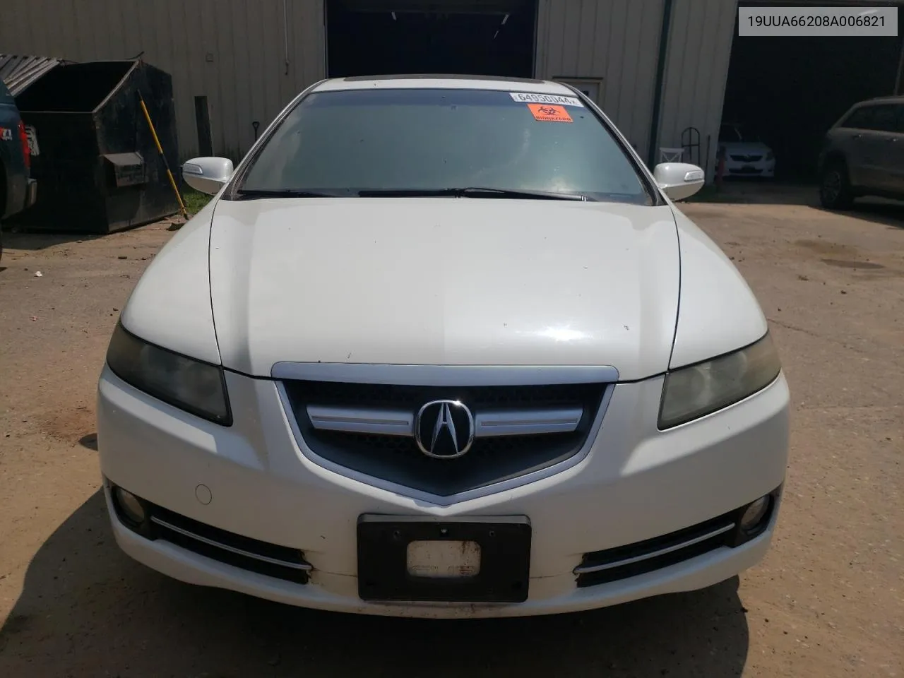 2008 Acura Tl VIN: 19UUA66208A006821 Lot: 64950044