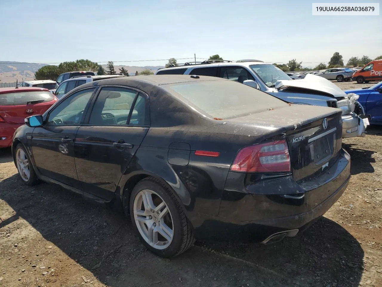 2008 Acura Tl VIN: 19UUA66258A036879 Lot: 65214834