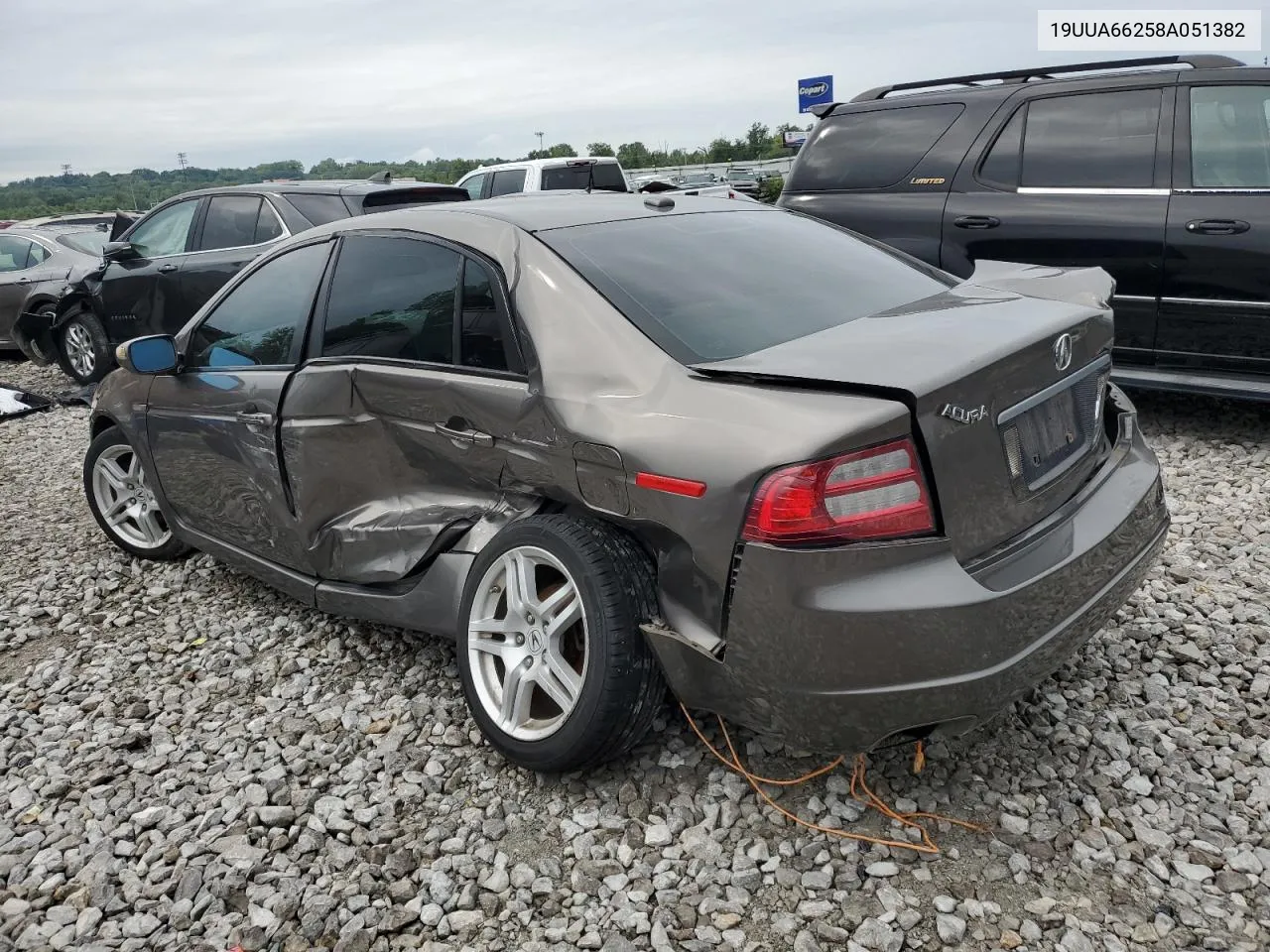 2008 Acura Tl VIN: 19UUA66258A051382 Lot: 66422114