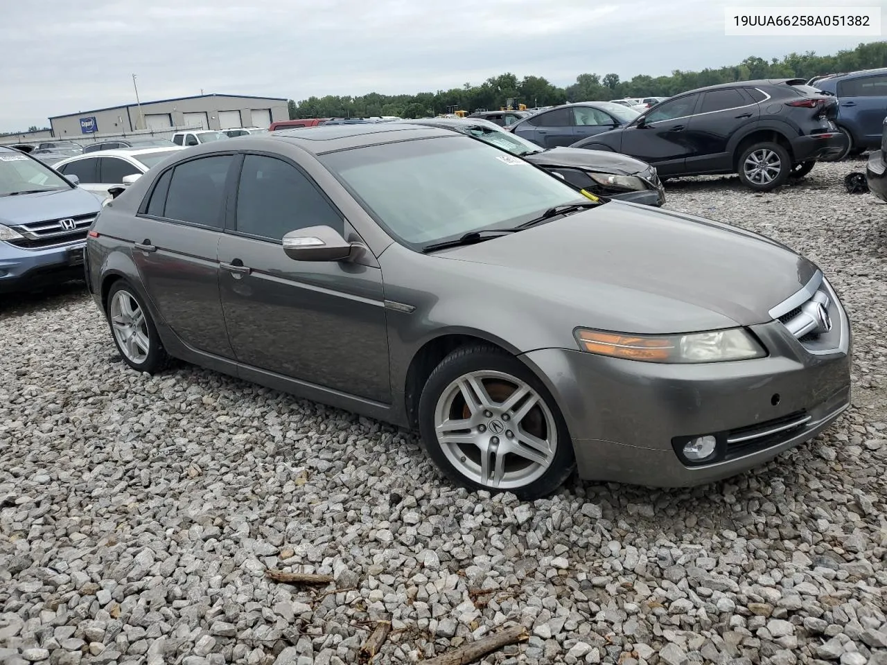 2008 Acura Tl VIN: 19UUA66258A051382 Lot: 66422114