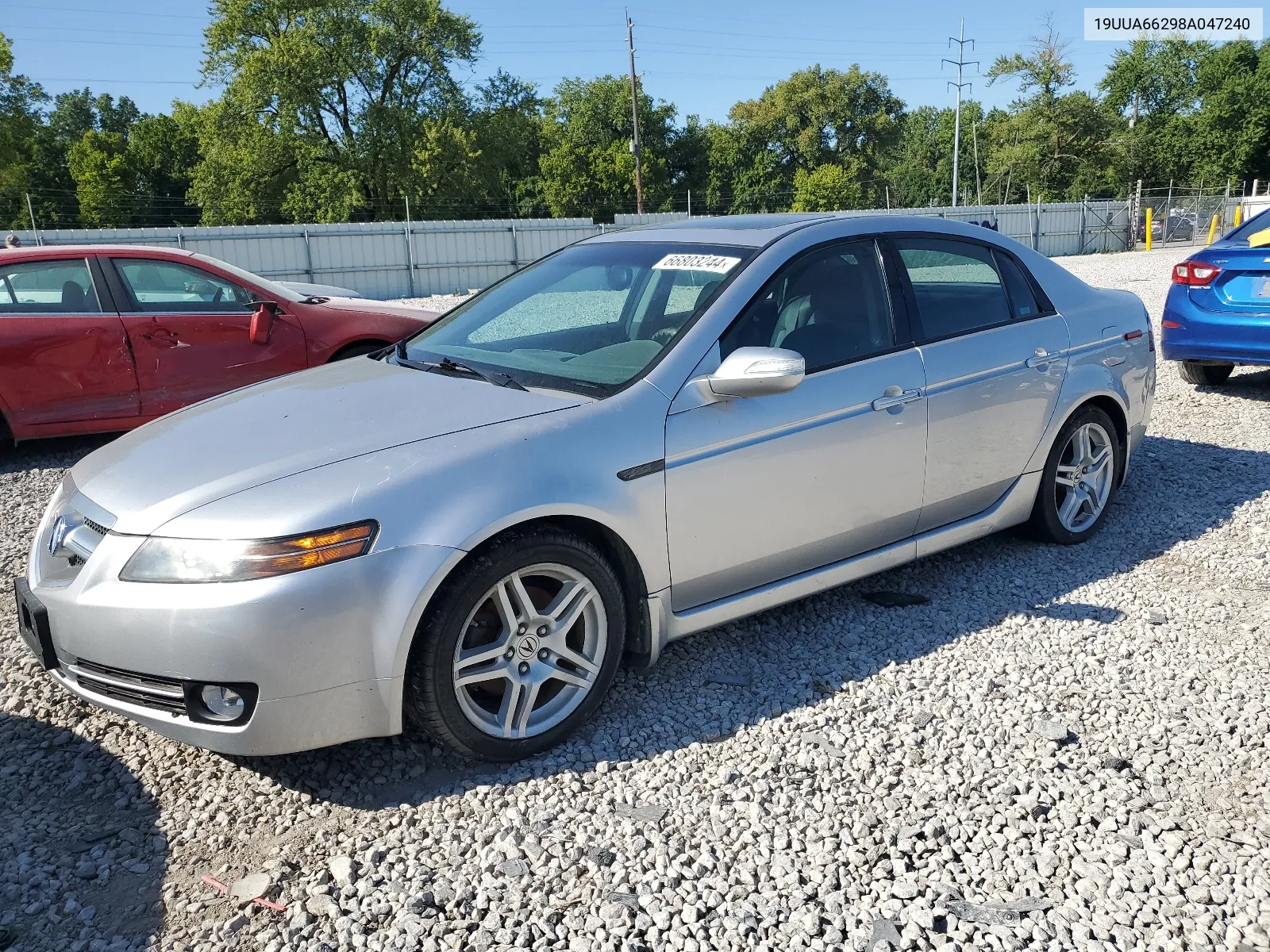 2008 Acura Tl VIN: 19UUA66298A047240 Lot: 66803244