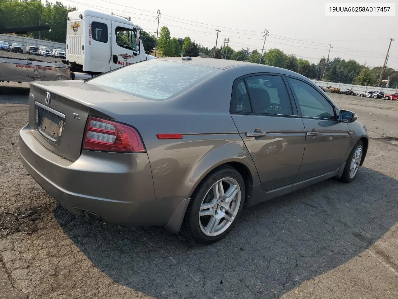 2008 Acura Tl VIN: 19UUA66258A017457 Lot: 68377344