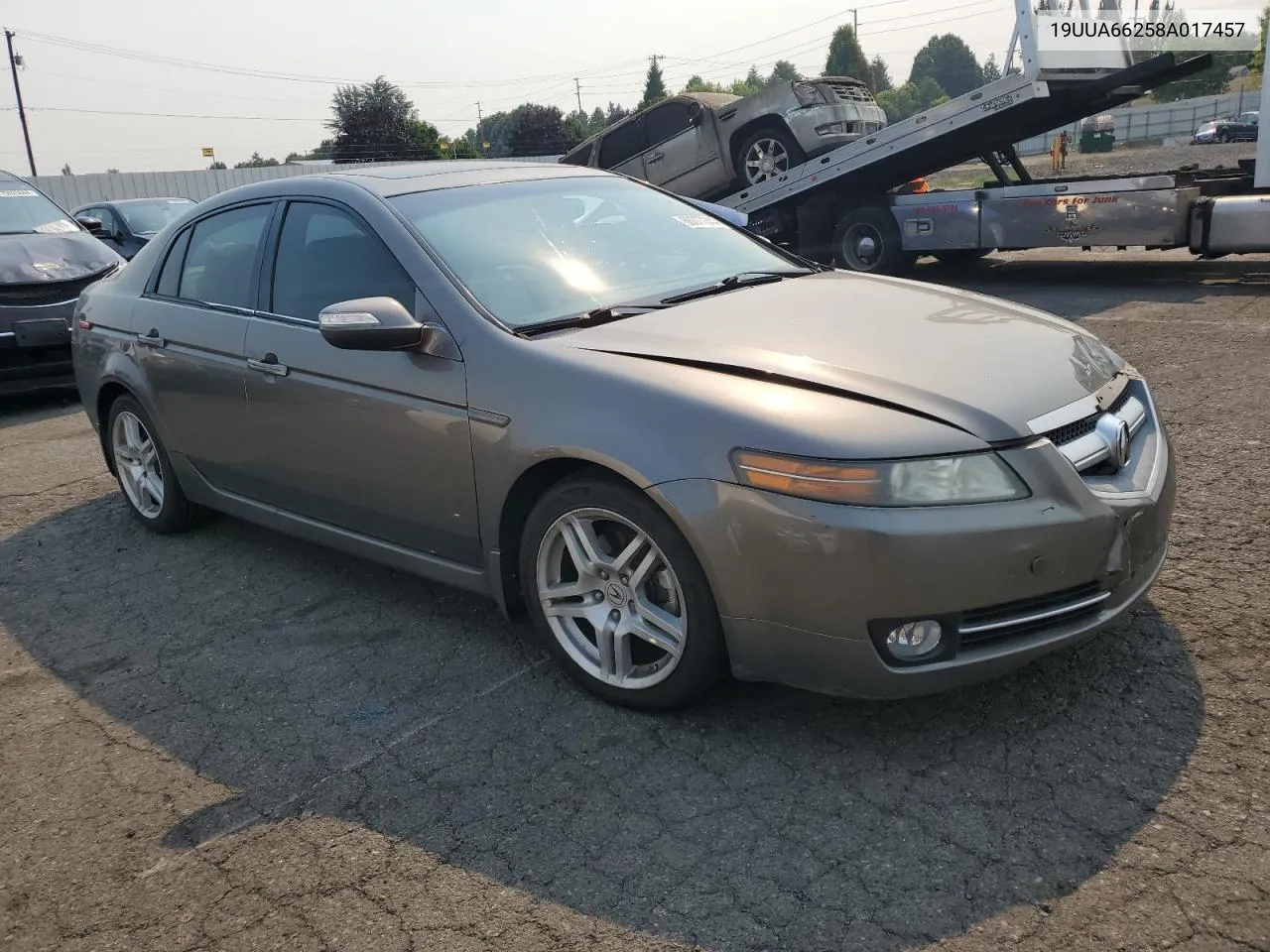 2008 Acura Tl VIN: 19UUA66258A017457 Lot: 68377344