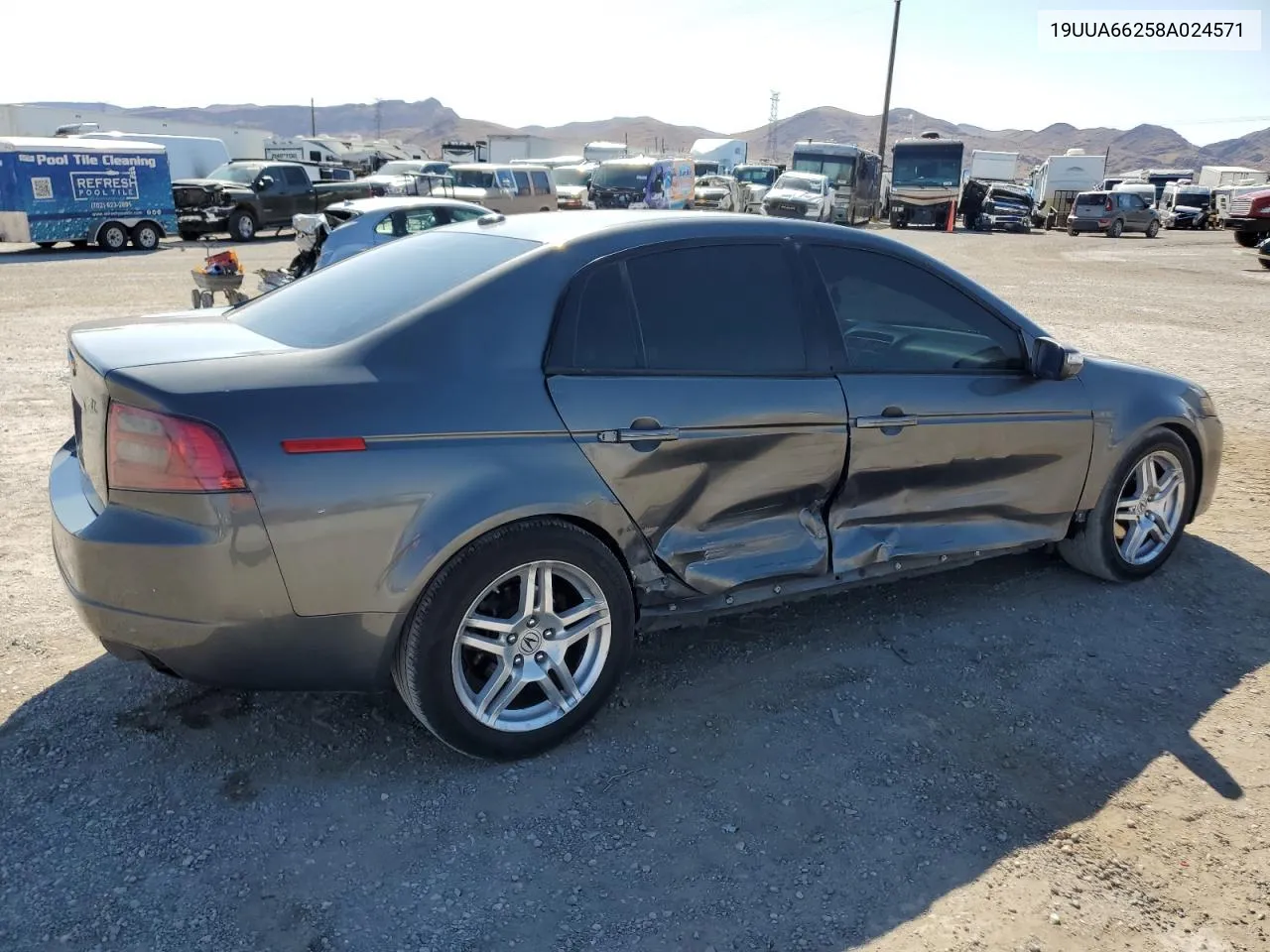 2008 Acura Tl VIN: 19UUA66258A024571 Lot: 69112524