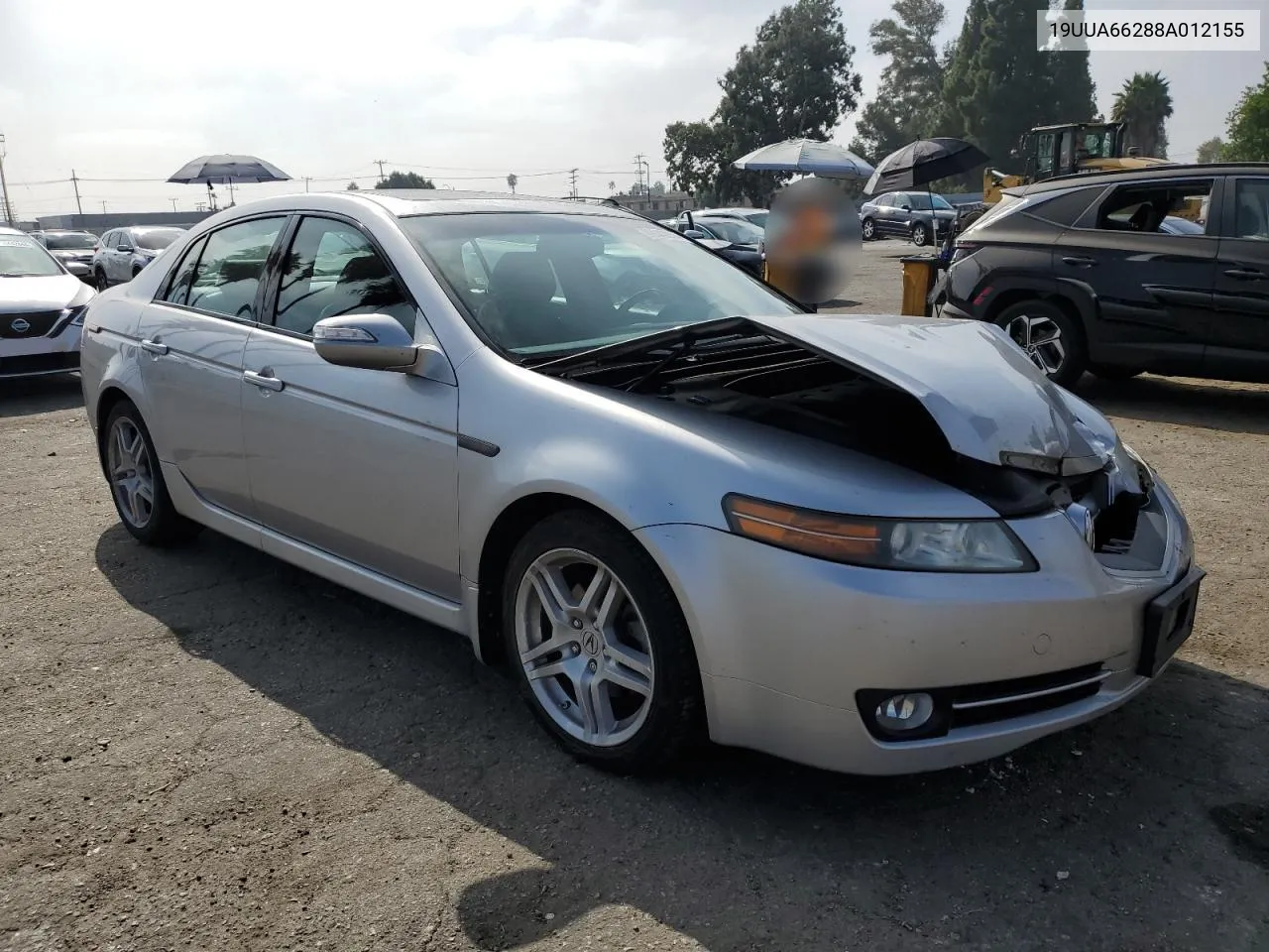 2008 Acura Tl VIN: 19UUA66288A012155 Lot: 69443054