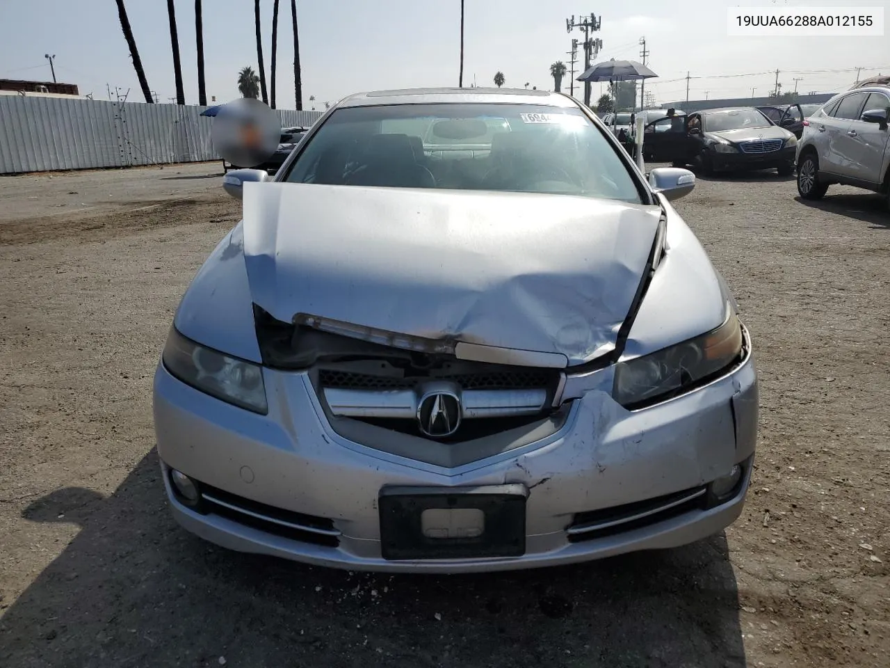 2008 Acura Tl VIN: 19UUA66288A012155 Lot: 69443054