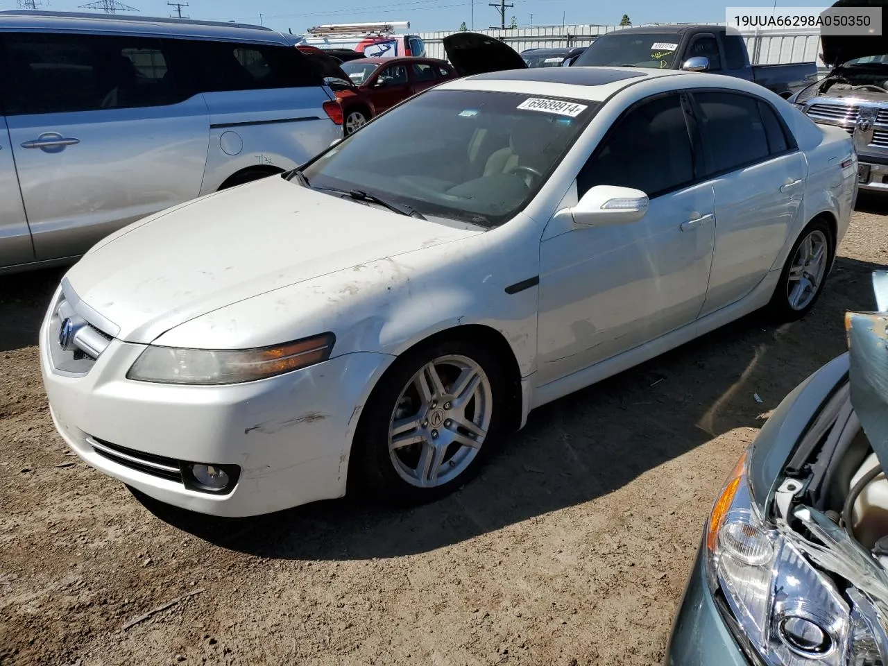 2008 Acura Tl VIN: 19UUA66298A050350 Lot: 69689914