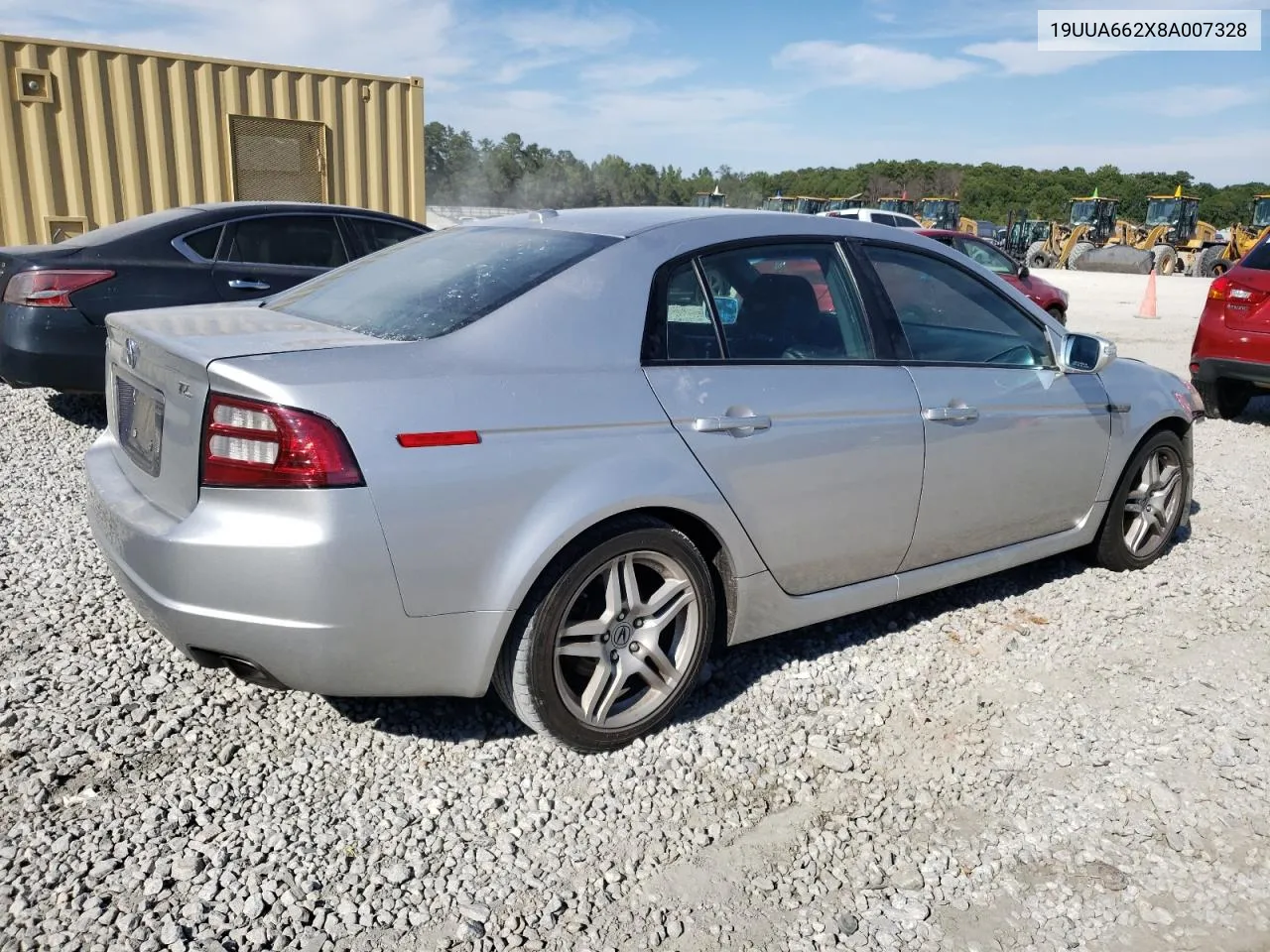 2008 Acura Tl VIN: 19UUA662X8A007328 Lot: 70038084