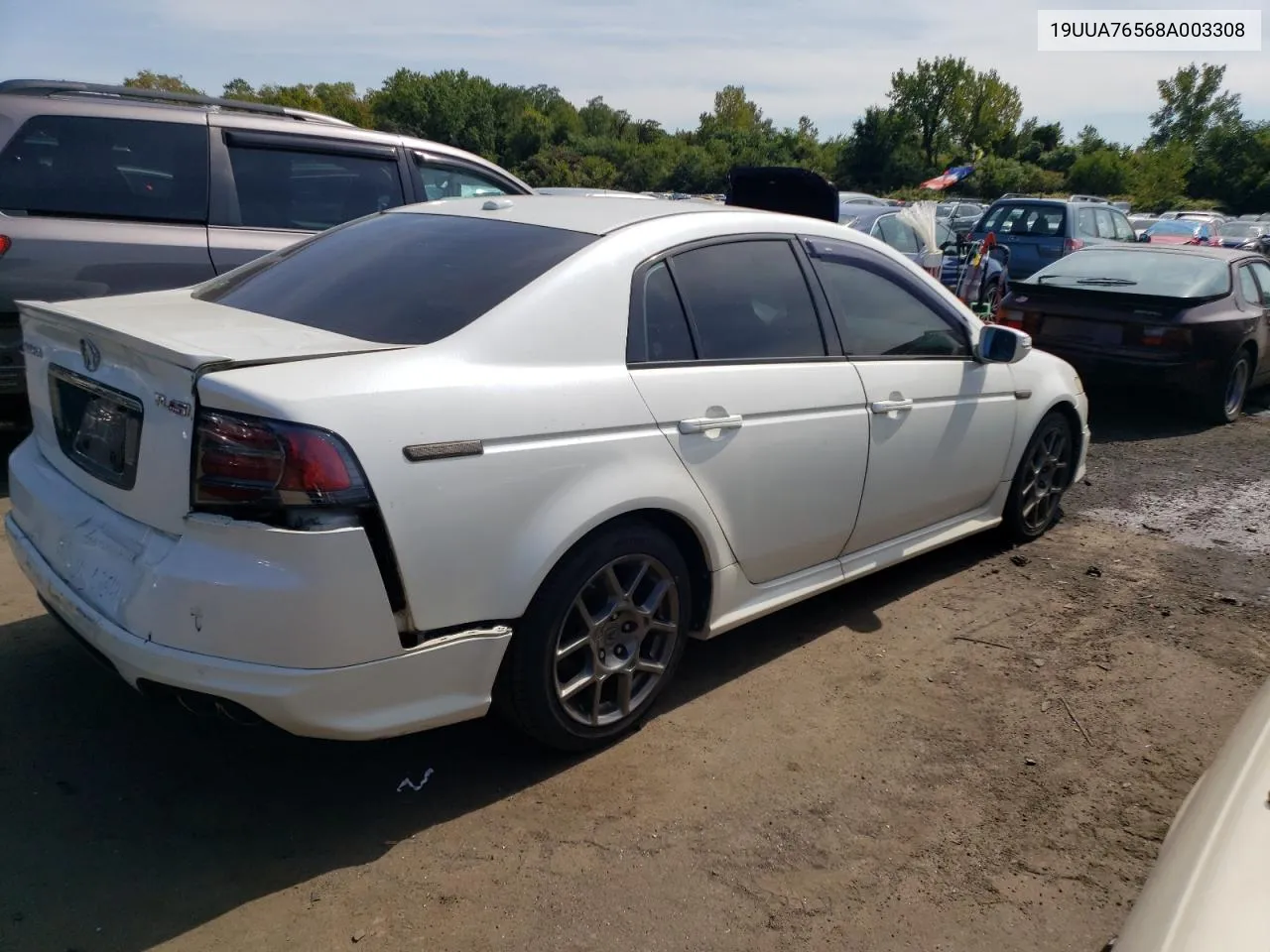 2008 Acura Tl Type S VIN: 19UUA76568A003308 Lot: 70289314