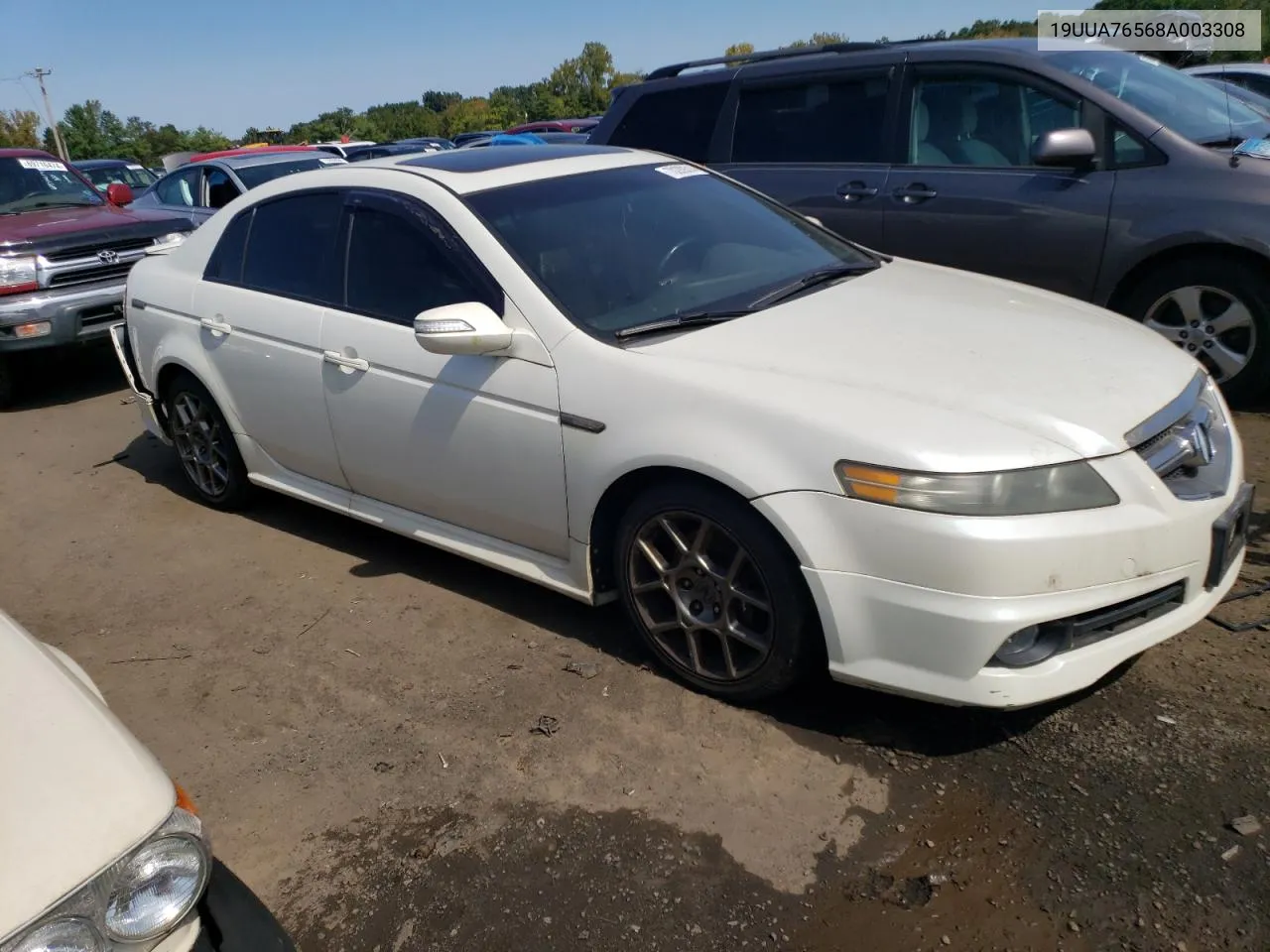 2008 Acura Tl Type S VIN: 19UUA76568A003308 Lot: 70289314