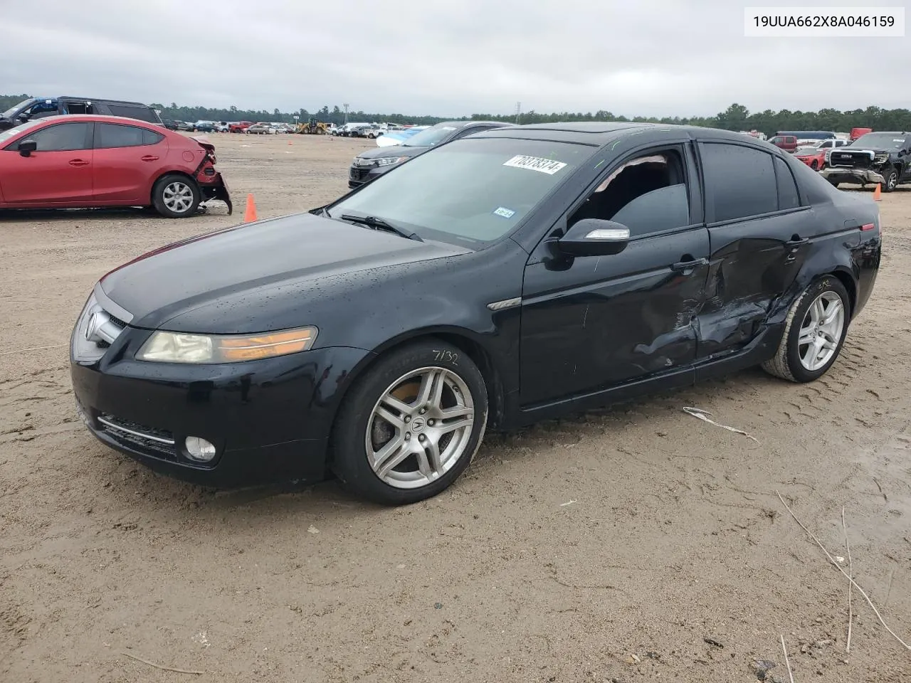 2008 Acura Tl VIN: 19UUA662X8A046159 Lot: 70378374