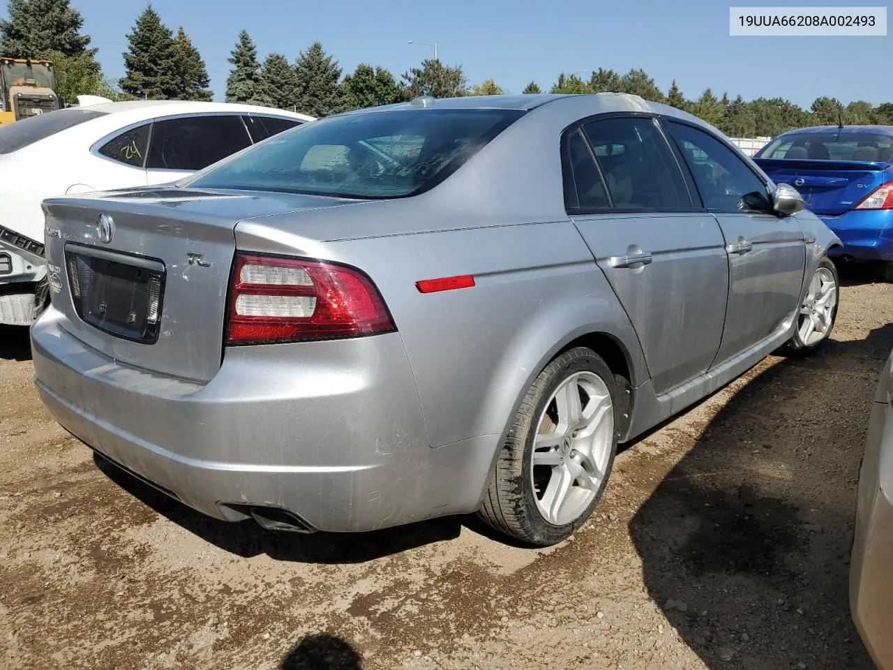 2008 Acura Tl VIN: 19UUA66208A002493 Lot: 70499544