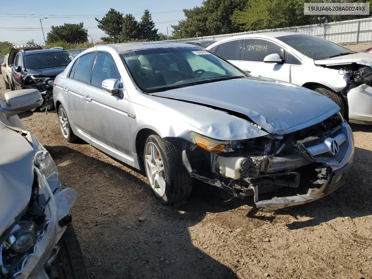 2008 Acura Tl VIN: 19UUA66208A002493 Lot: 70499544