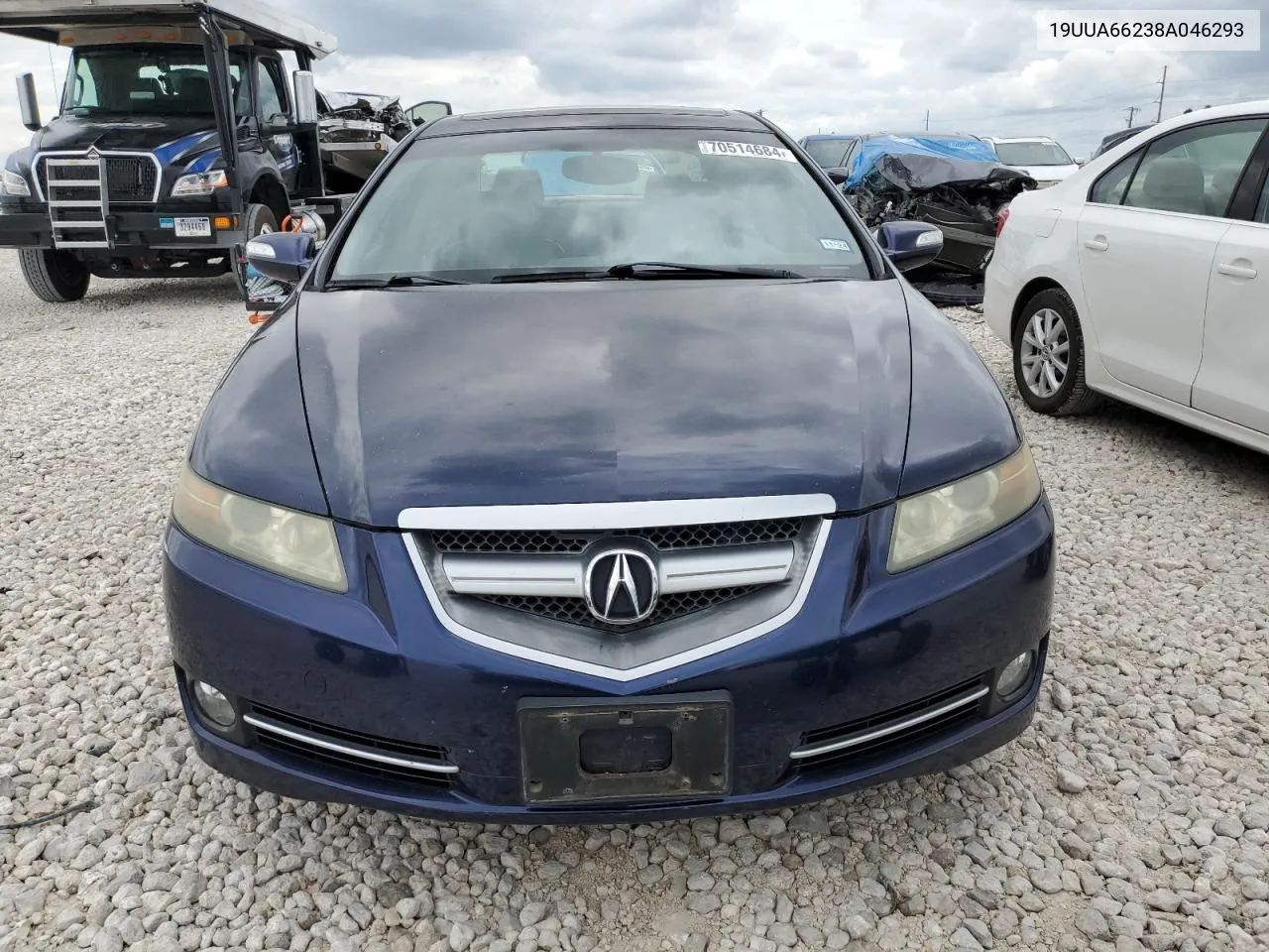 2008 Acura Tl VIN: 19UUA66238A046293 Lot: 70514684