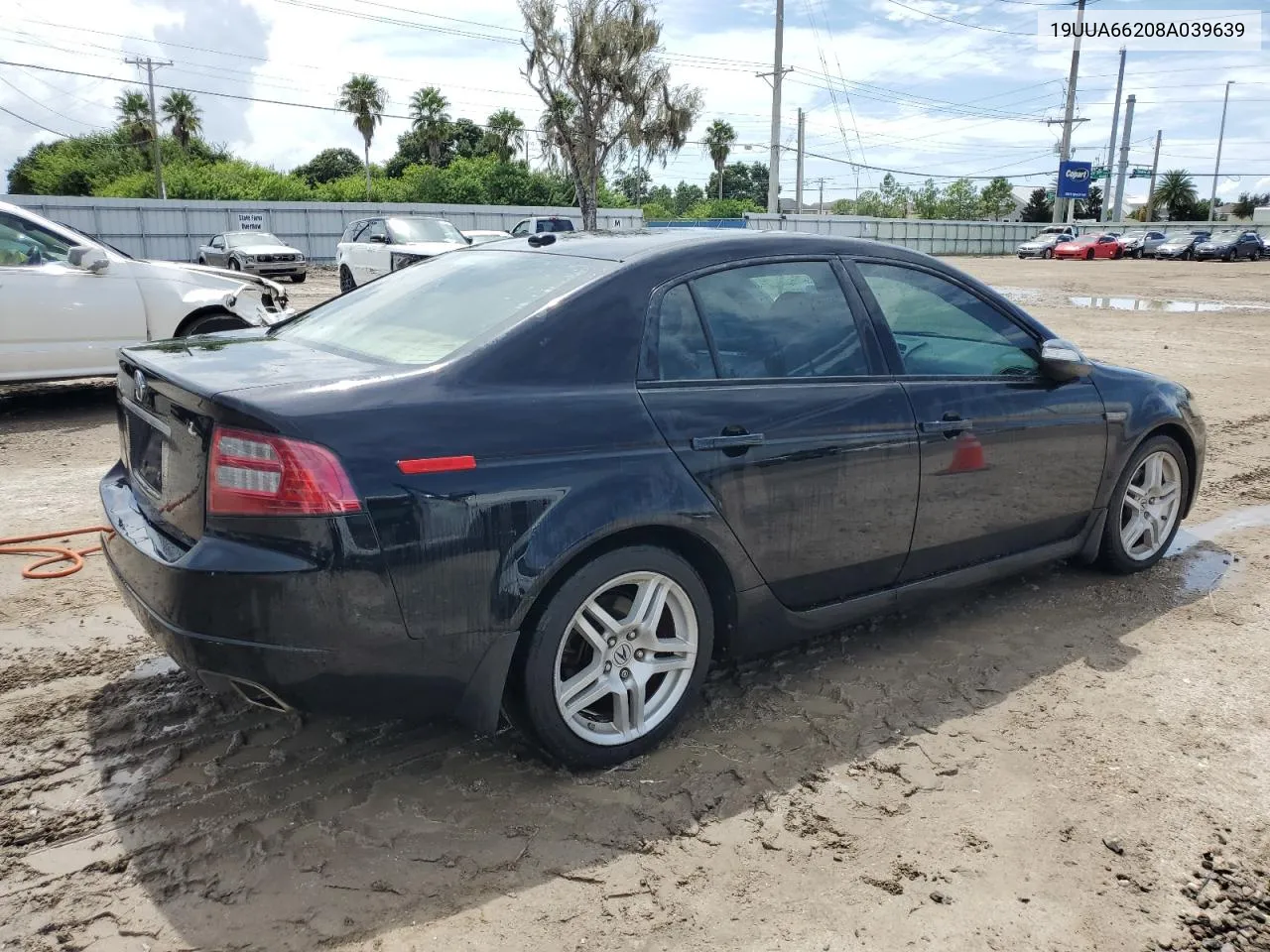 2008 Acura Tl VIN: 19UUA66208A039639 Lot: 70631324