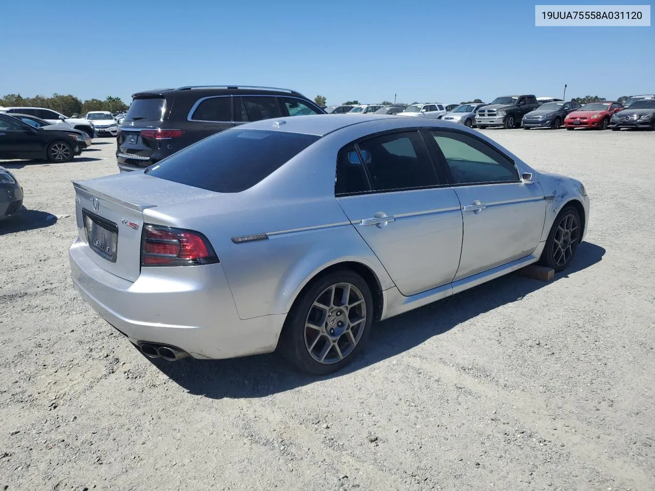 2008 Acura Tl Type S VIN: 19UUA75558A031120 Lot: 70930894