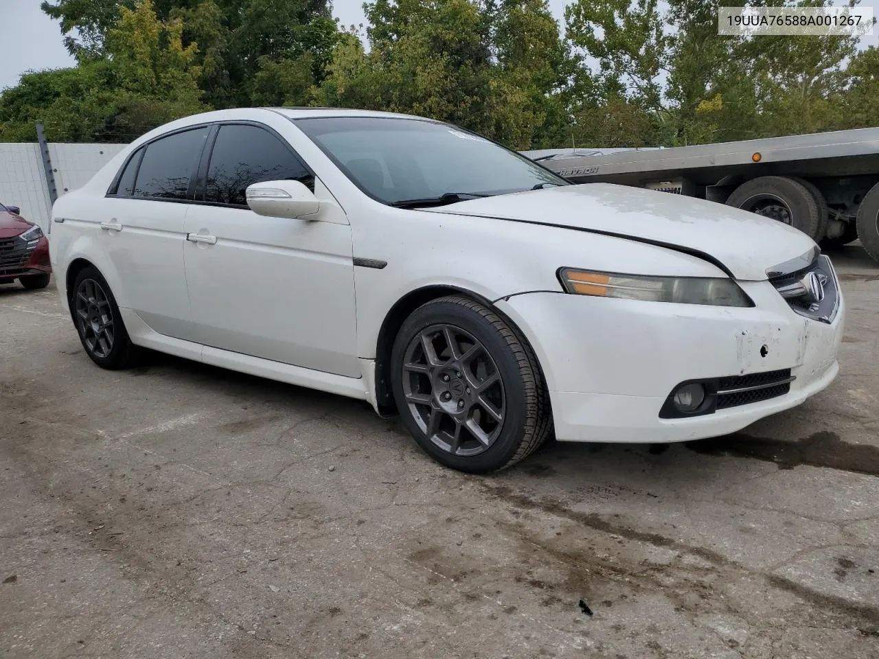 2008 Acura Tl Type S VIN: 19UUA76588A001267 Lot: 71610264