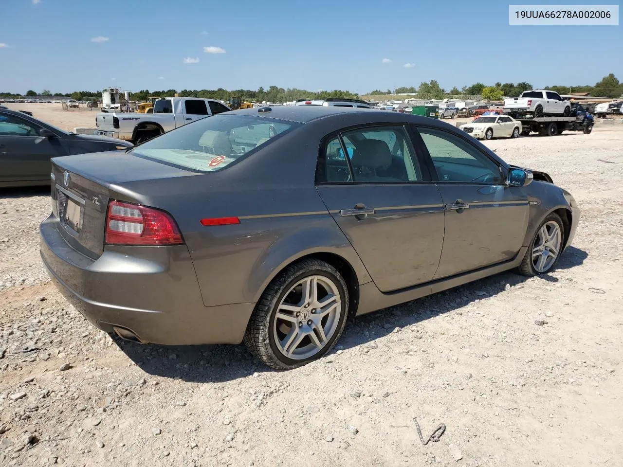 2008 Acura Tl VIN: 19UUA66278A002006 Lot: 72056454