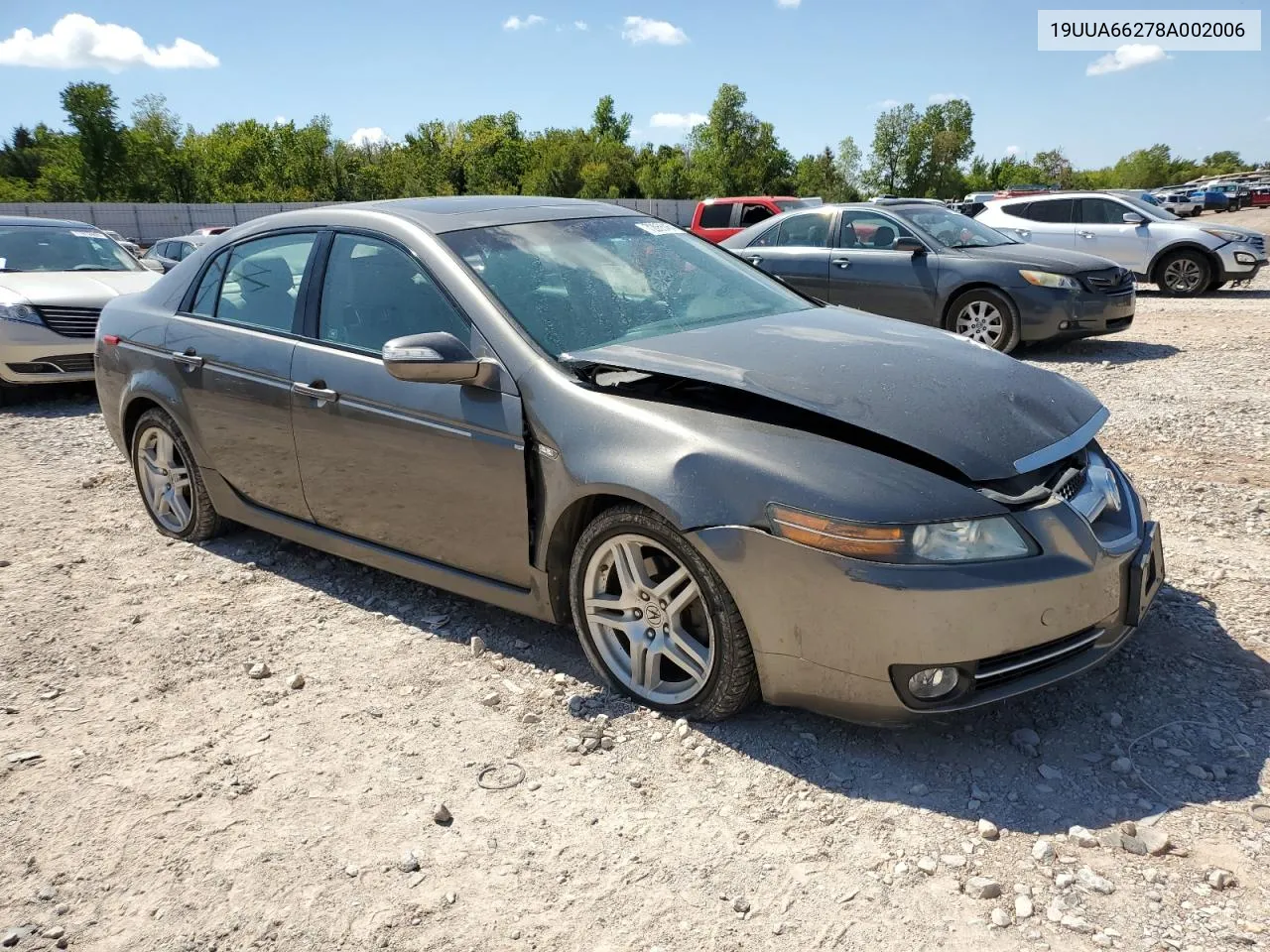 2008 Acura Tl VIN: 19UUA66278A002006 Lot: 72056454