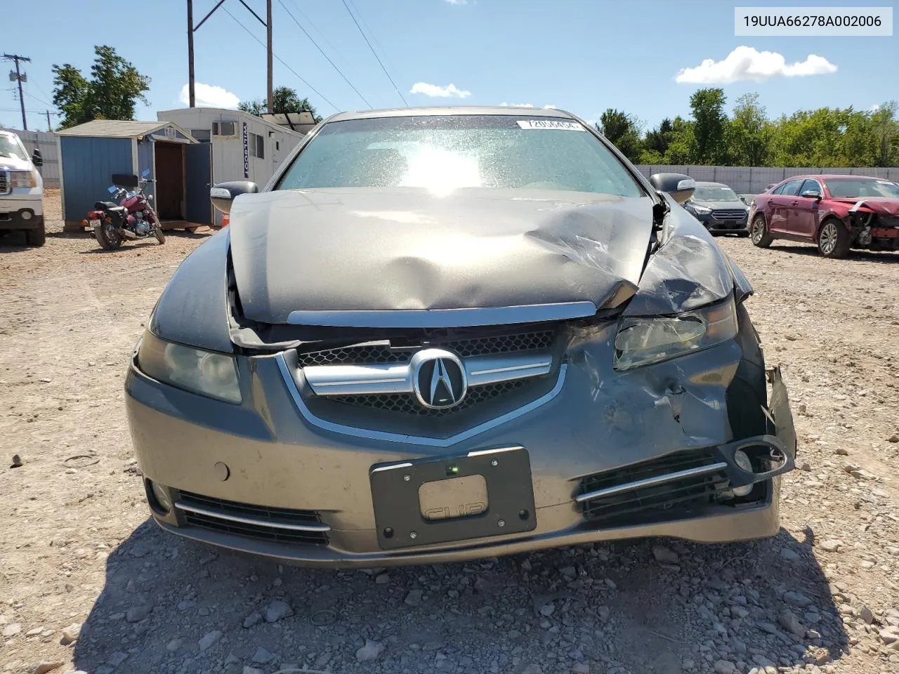 2008 Acura Tl VIN: 19UUA66278A002006 Lot: 72056454