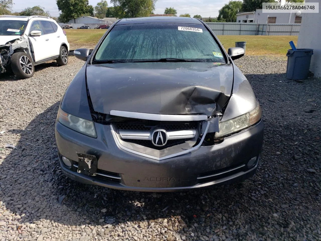 2008 Acura Tl VIN: 19UUA66278A046748 Lot: 72068354