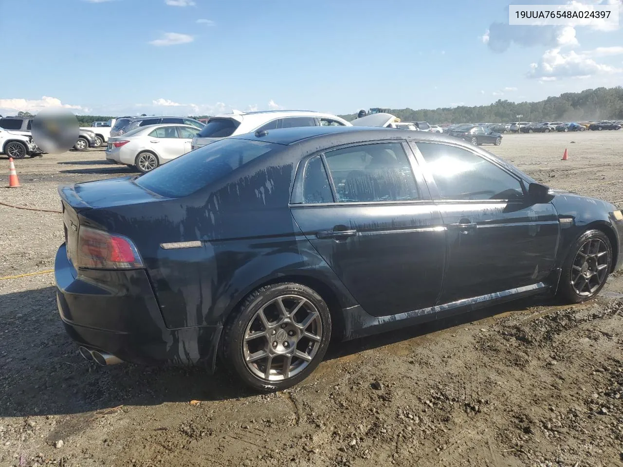 2008 Acura Tl Type S VIN: 19UUA76548A024397 Lot: 72417054