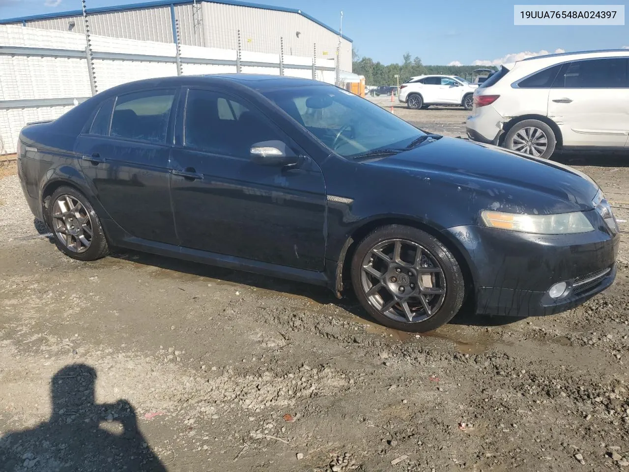 2008 Acura Tl Type S VIN: 19UUA76548A024397 Lot: 72417054