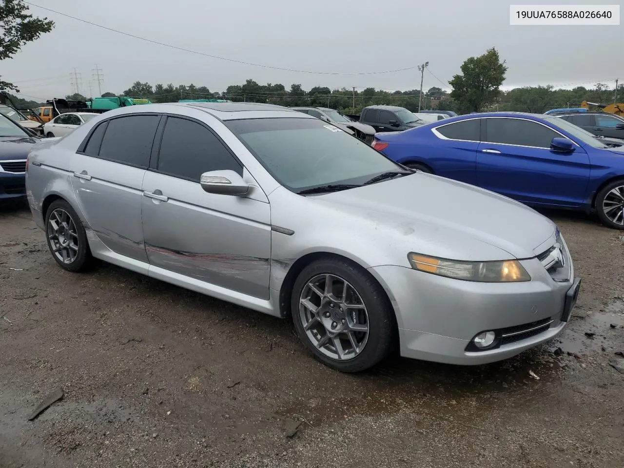 2008 Acura Tl Type S VIN: 19UUA76588A026640 Lot: 73584434