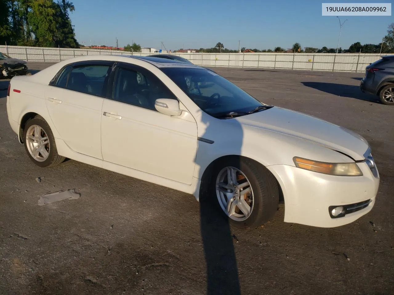 2008 Acura Tl VIN: 19UUA66208A009962 Lot: 75197744