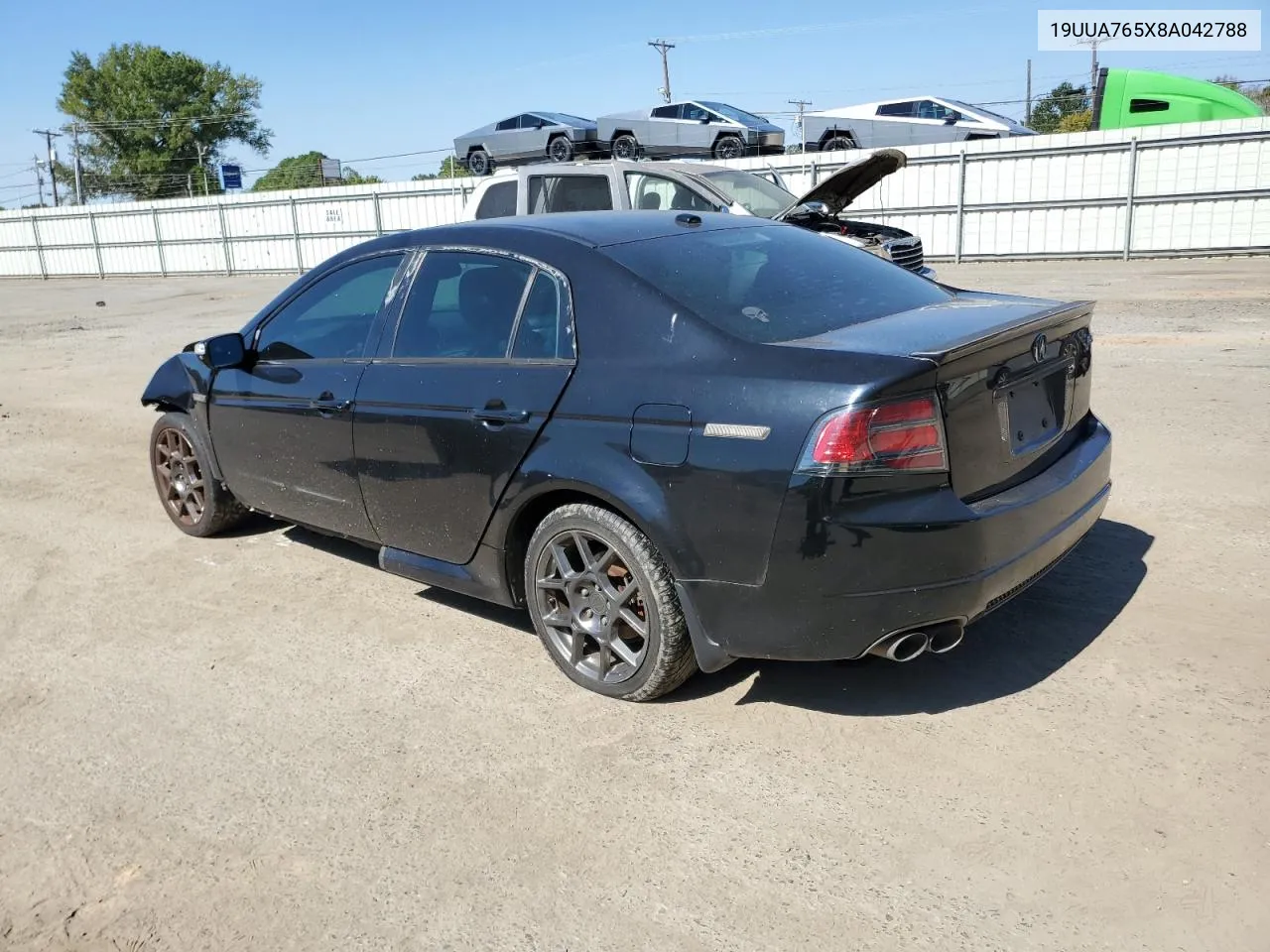 2008 Acura Tl Type S VIN: 19UUA765X8A042788 Lot: 75236514