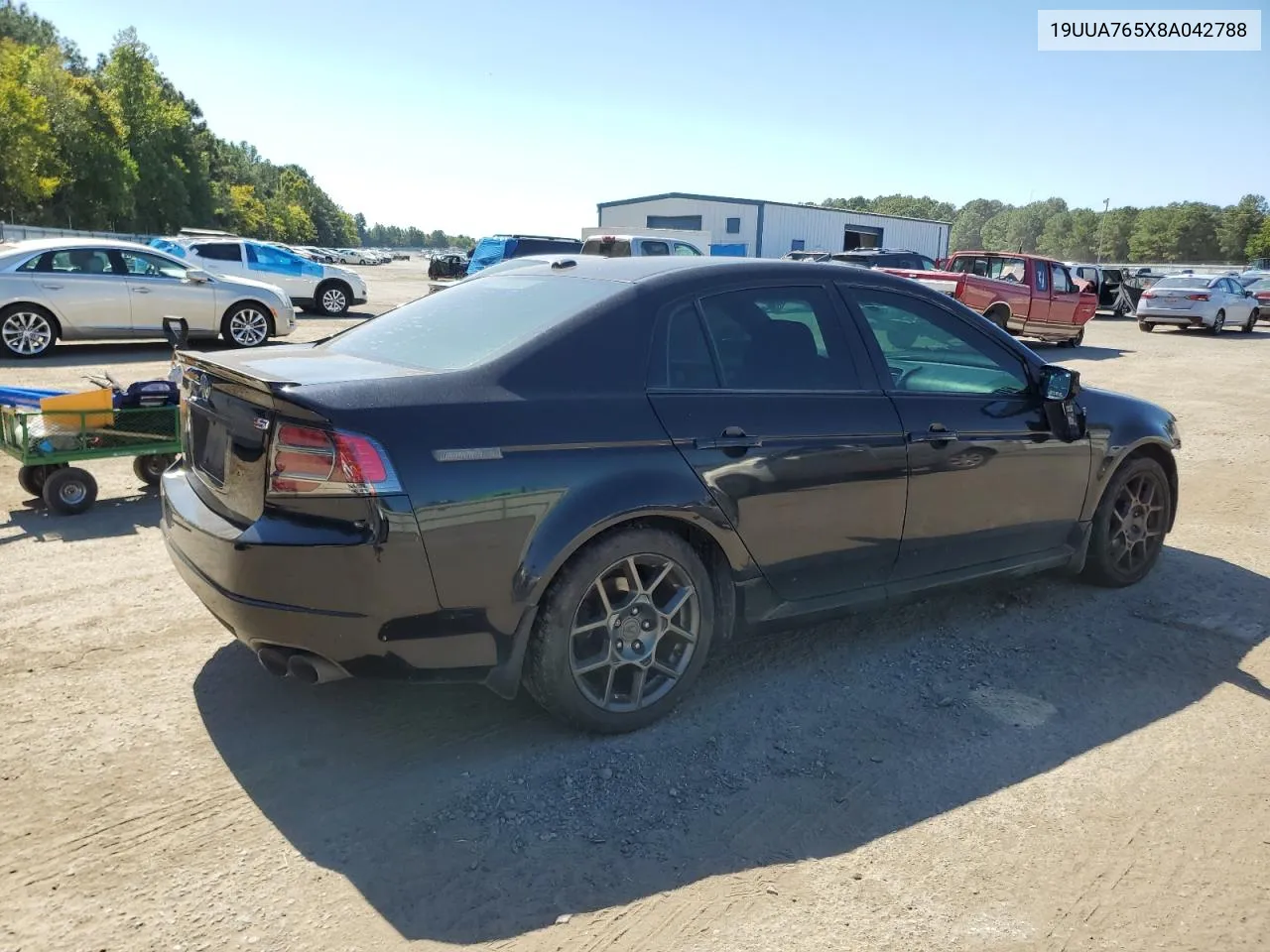 2008 Acura Tl Type S VIN: 19UUA765X8A042788 Lot: 75236514