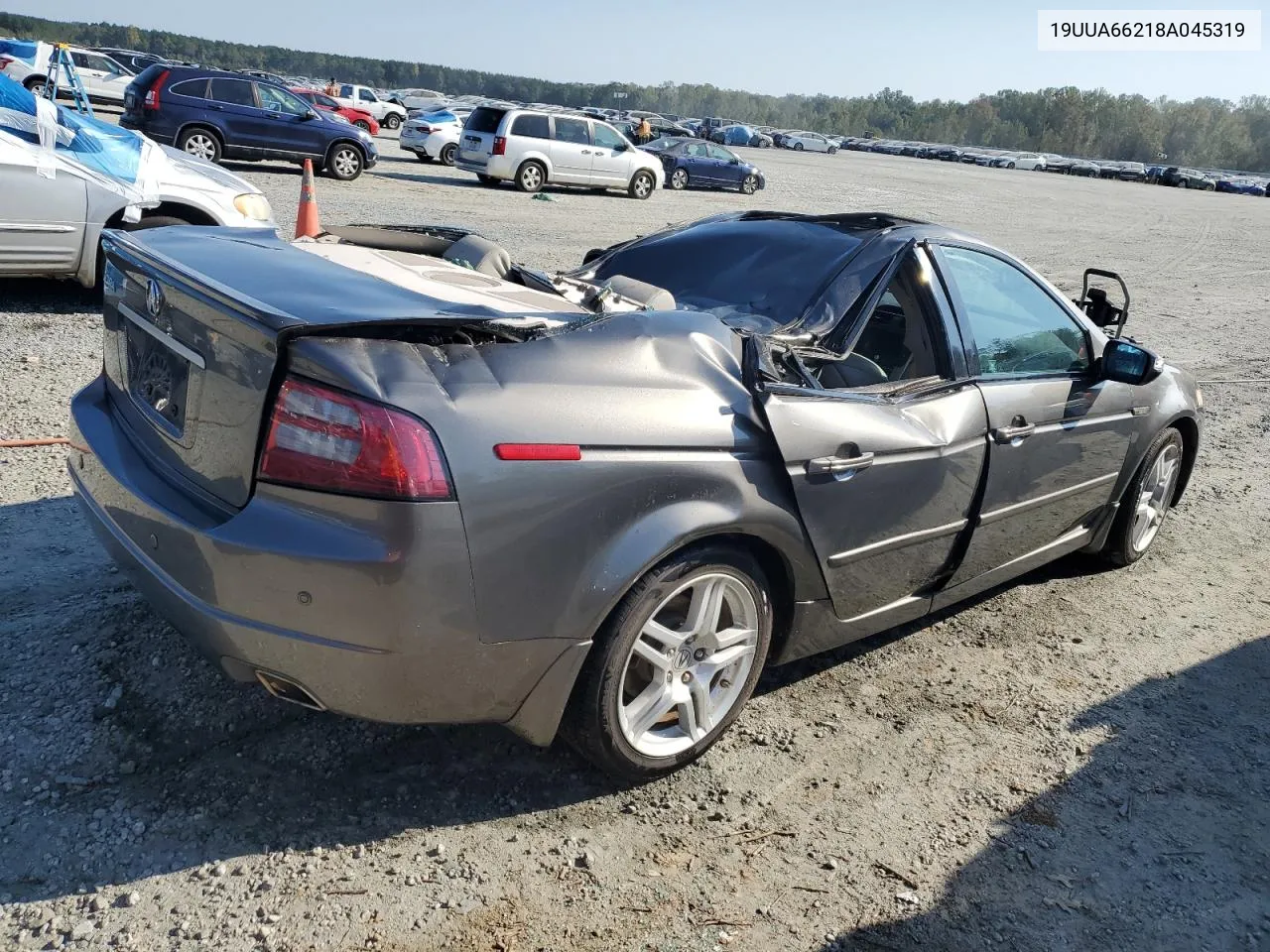 2008 Acura Tl VIN: 19UUA66218A045319 Lot: 75255904