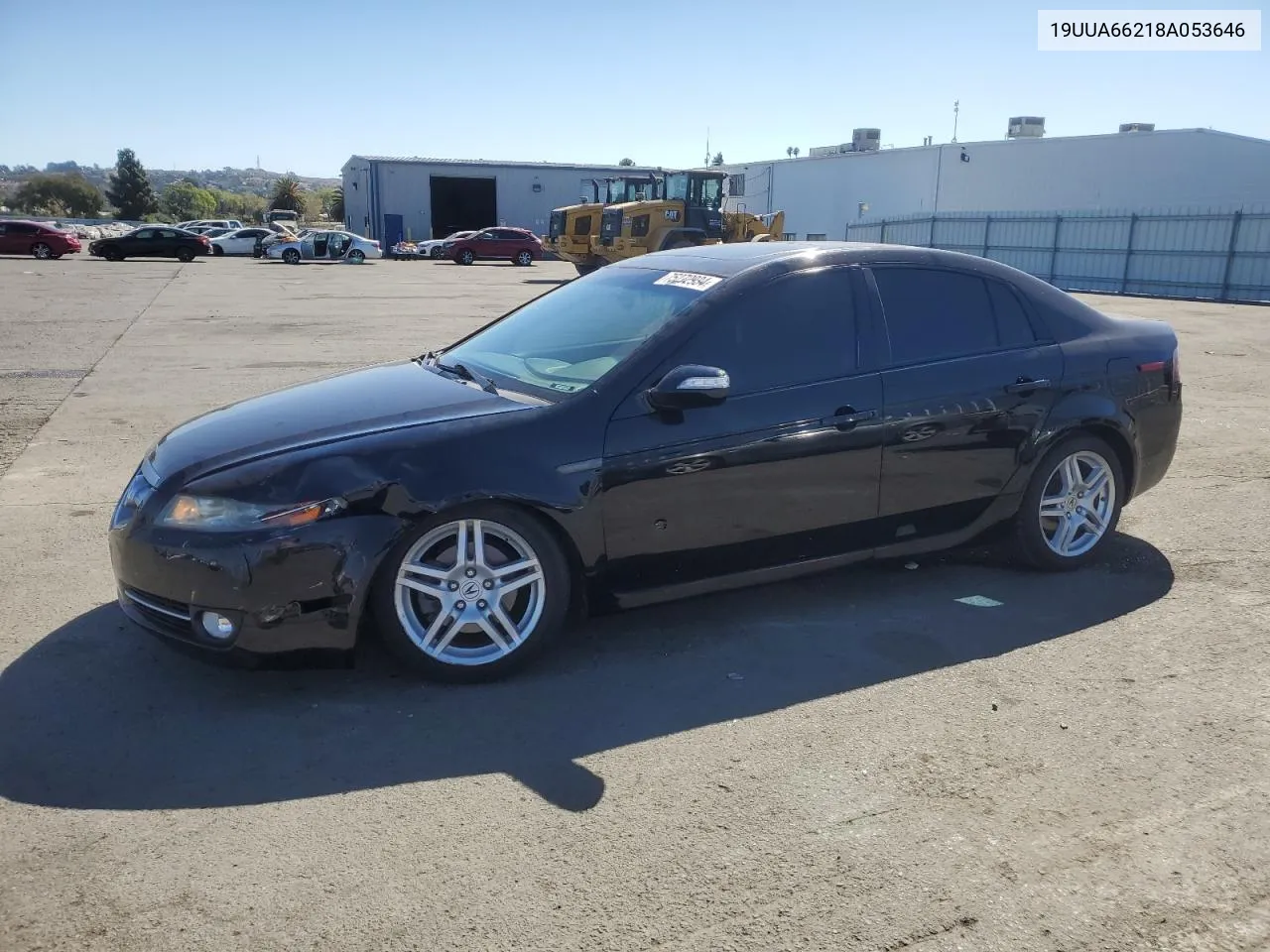 2008 Acura Tl VIN: 19UUA66218A053646 Lot: 75272934