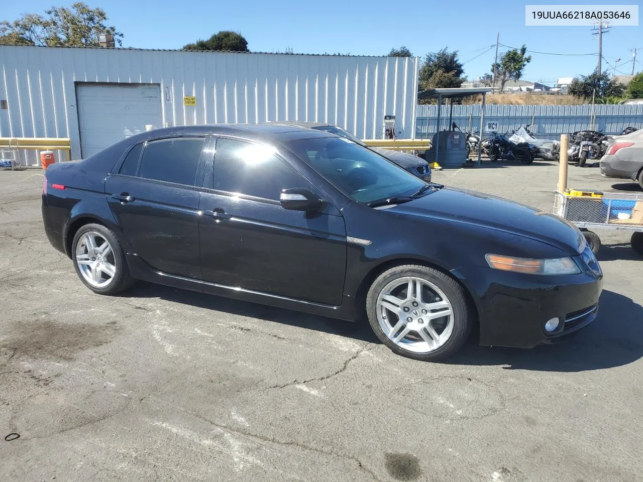 2008 Acura Tl VIN: 19UUA66218A053646 Lot: 75272934