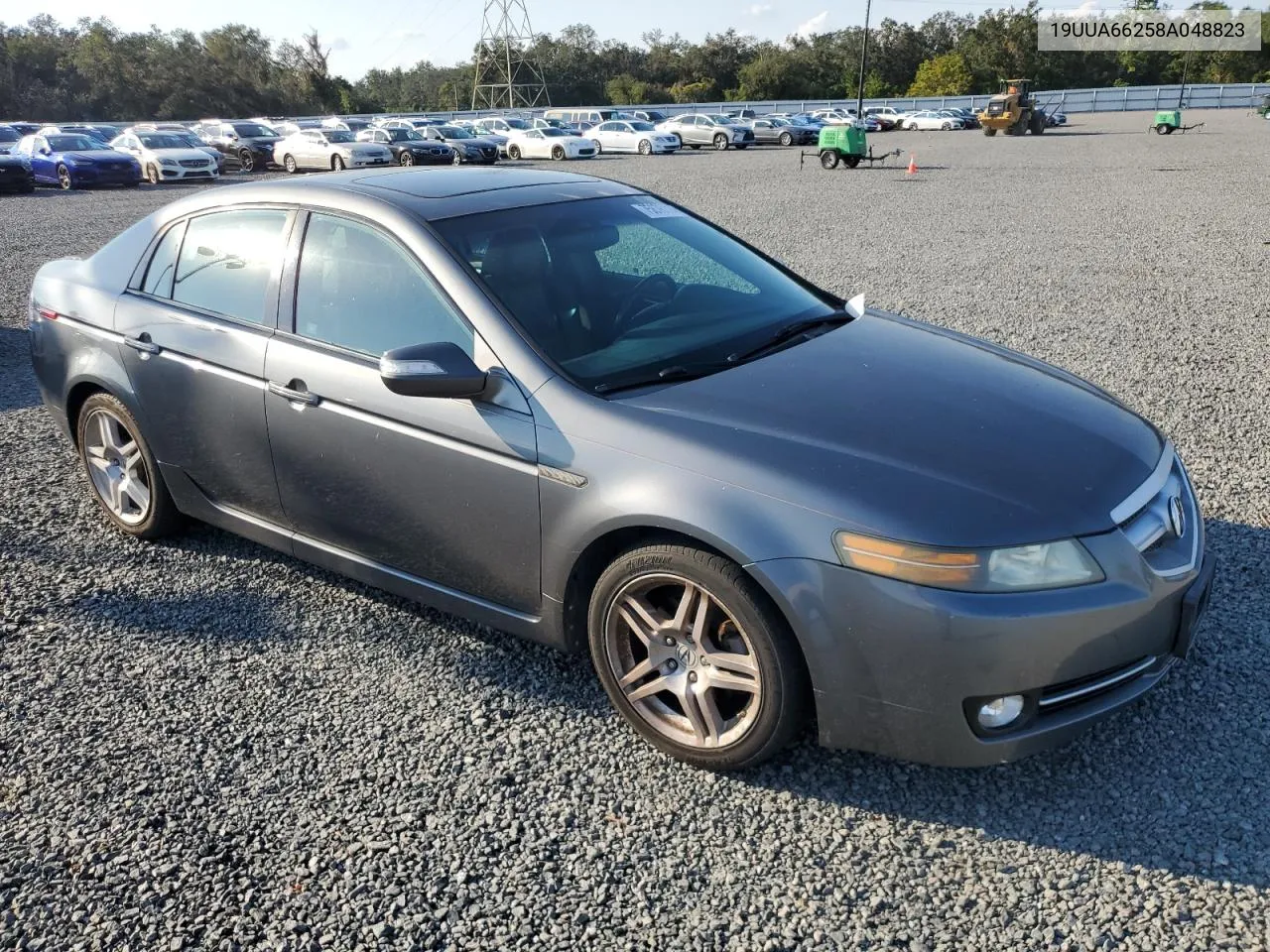 2008 Acura Tl VIN: 19UUA66258A048823 Lot: 75876114