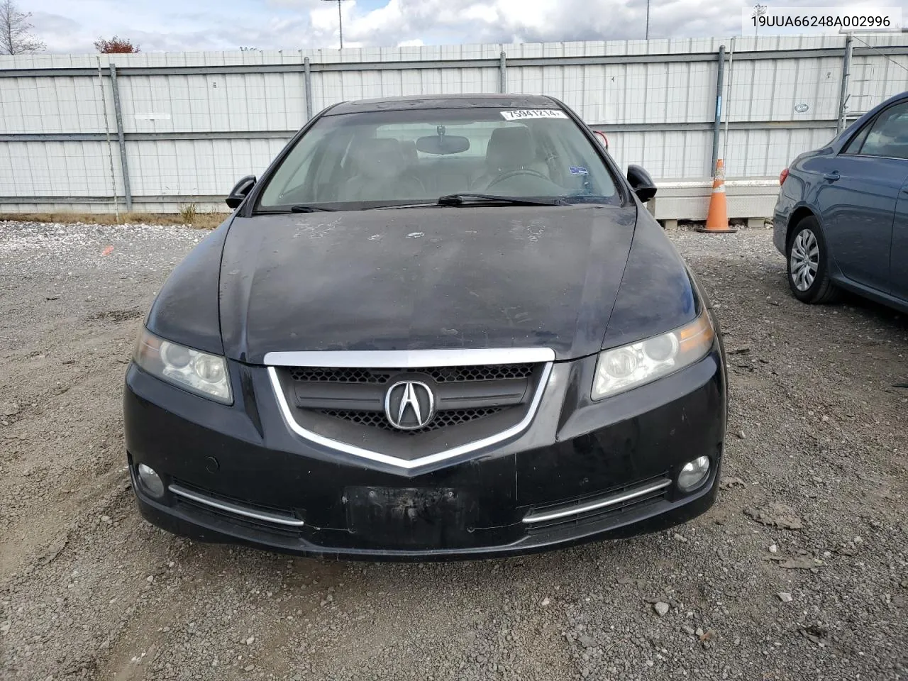 2008 Acura Tl VIN: 19UUA66248A002996 Lot: 75941214