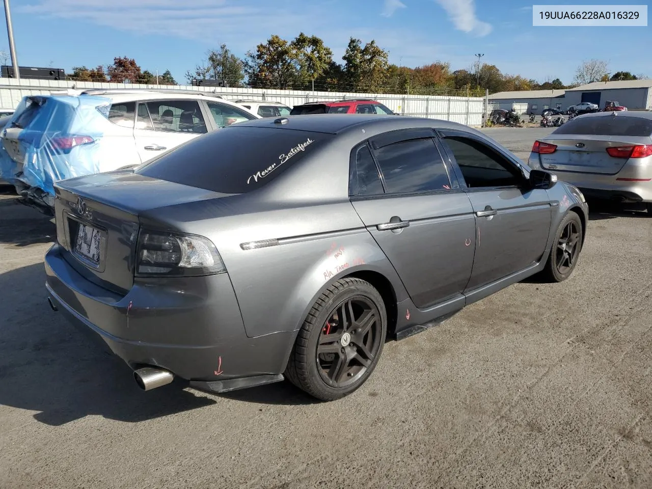 2008 Acura Tl VIN: 19UUA66228A016329 Lot: 75998464