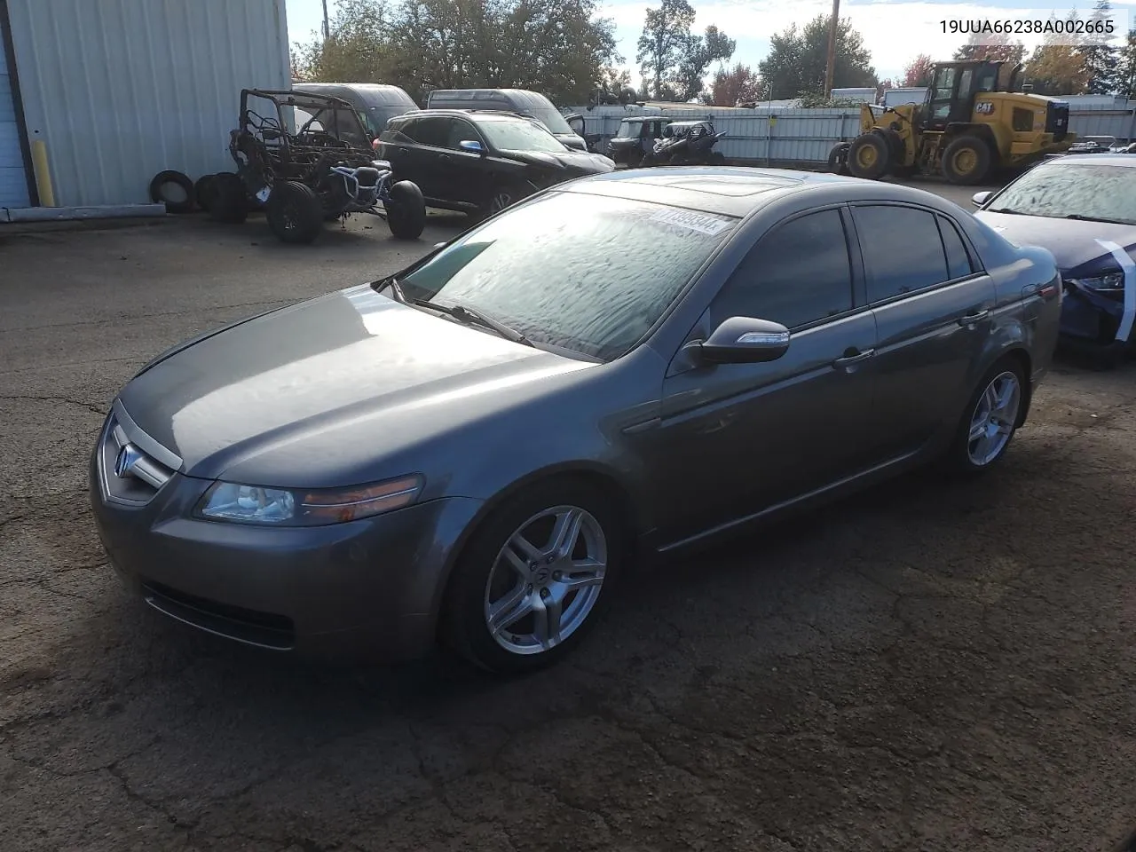 2008 Acura Tl VIN: 19UUA66238A002665 Lot: 77399344