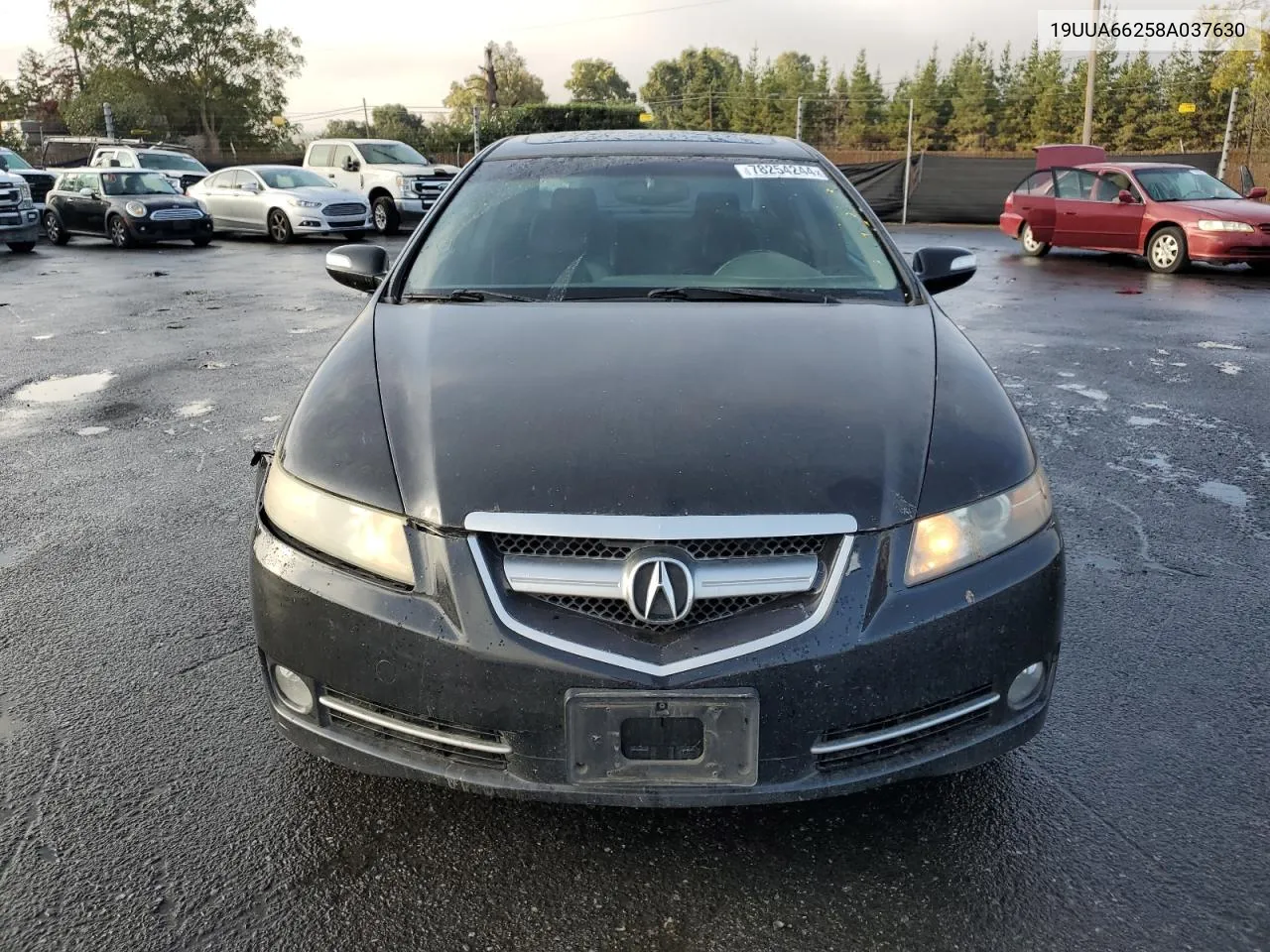 2008 Acura Tl VIN: 19UUA66258A037630 Lot: 78254244