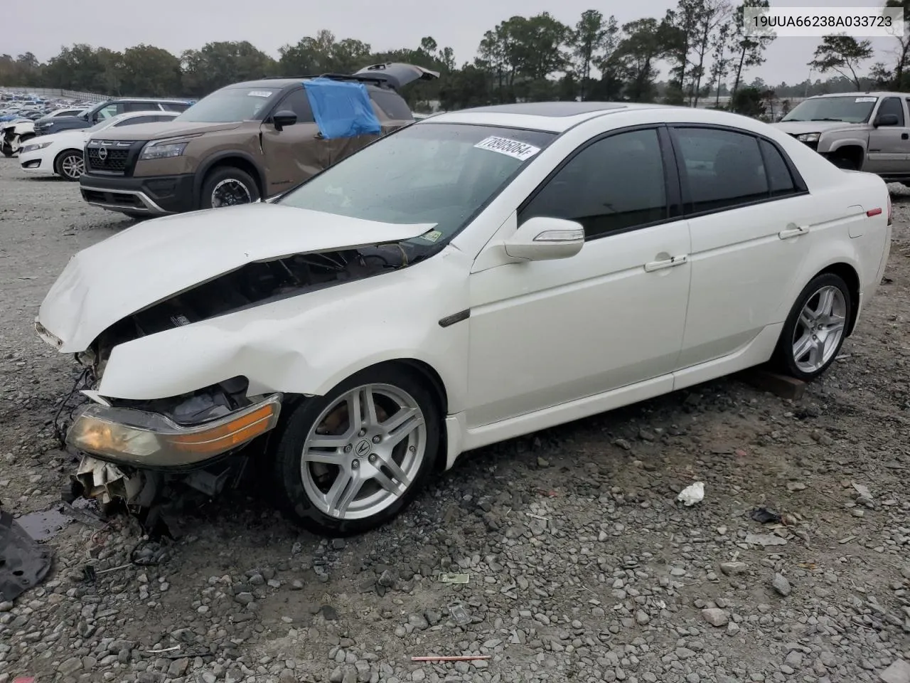 2008 Acura Tl VIN: 19UUA66238A033723 Lot: 78905064