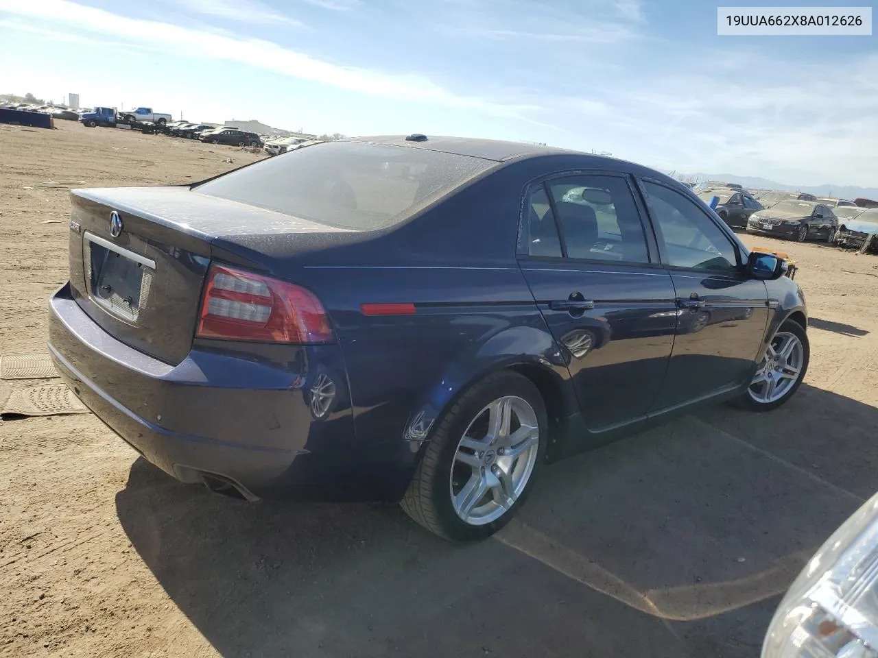 2008 Acura Tl VIN: 19UUA662X8A012626 Lot: 79049764