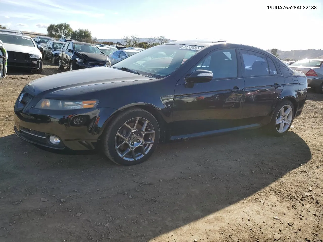 2008 Acura Tl Type S VIN: 19UUA76528A032188 Lot: 80485464