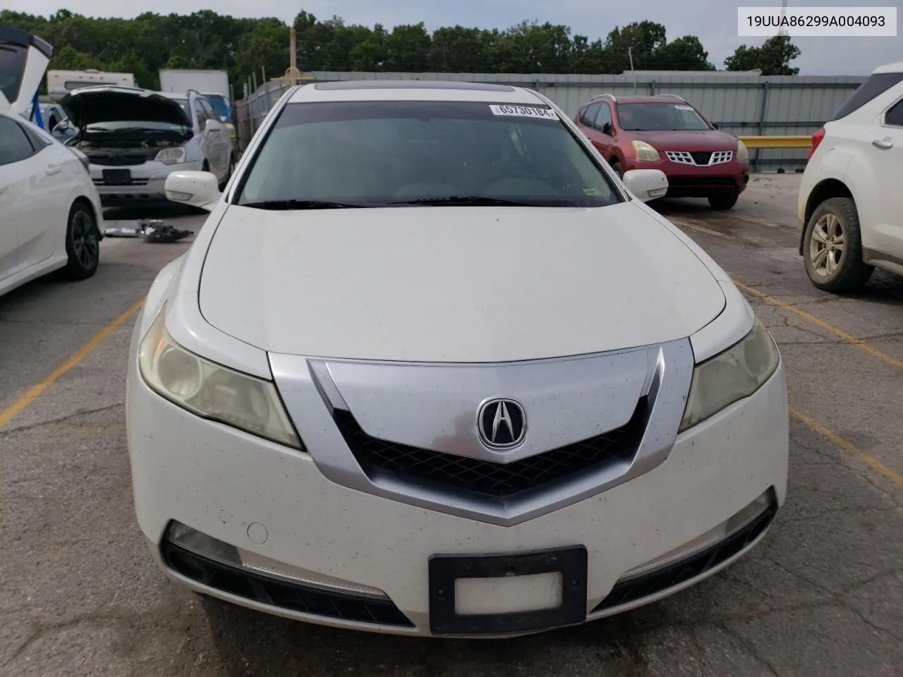 2009 Acura Tl VIN: 19UUA86299A004093 Lot: 65730184