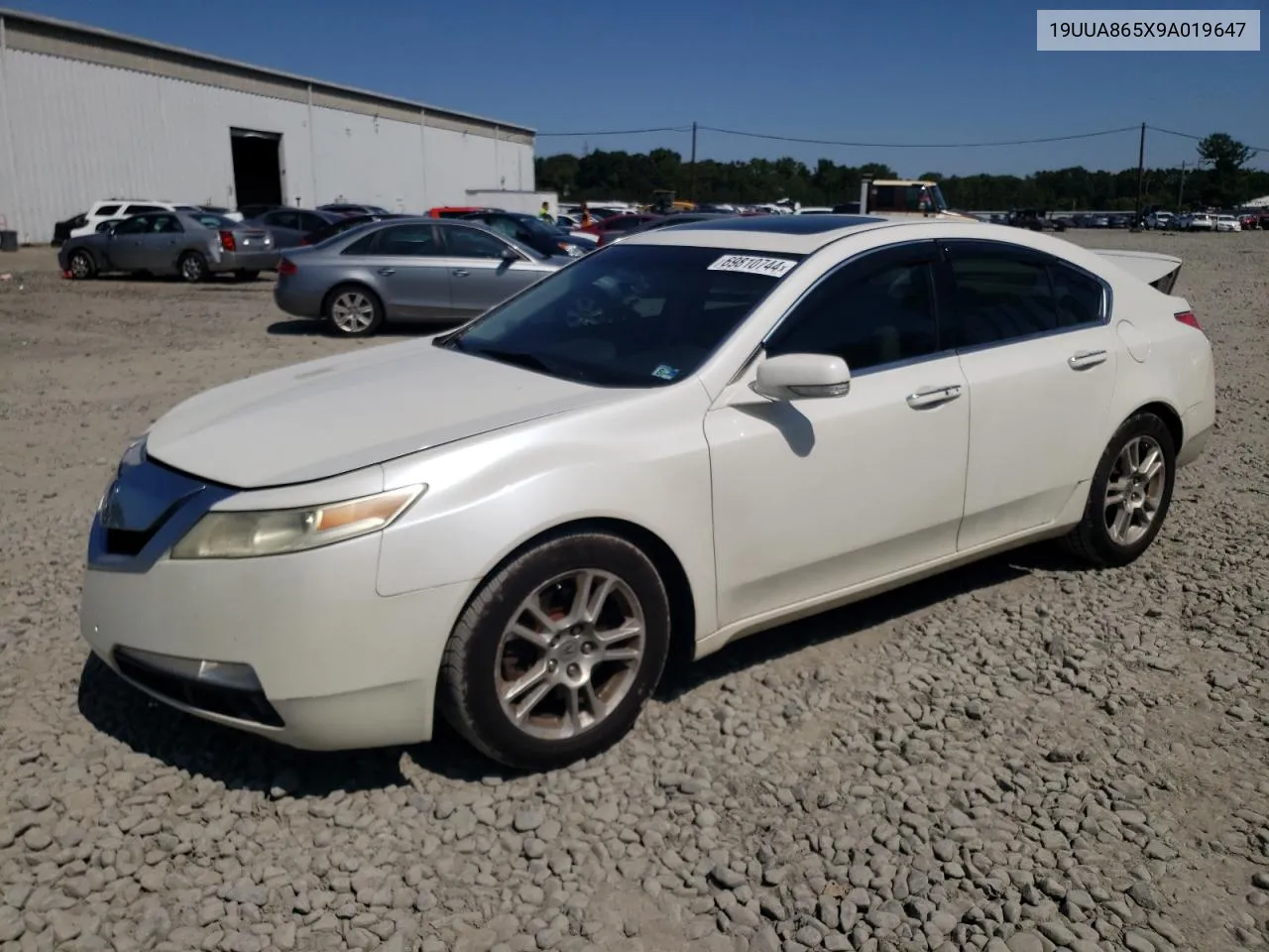 2009 Acura Tl VIN: 19UUA865X9A019647 Lot: 69810744