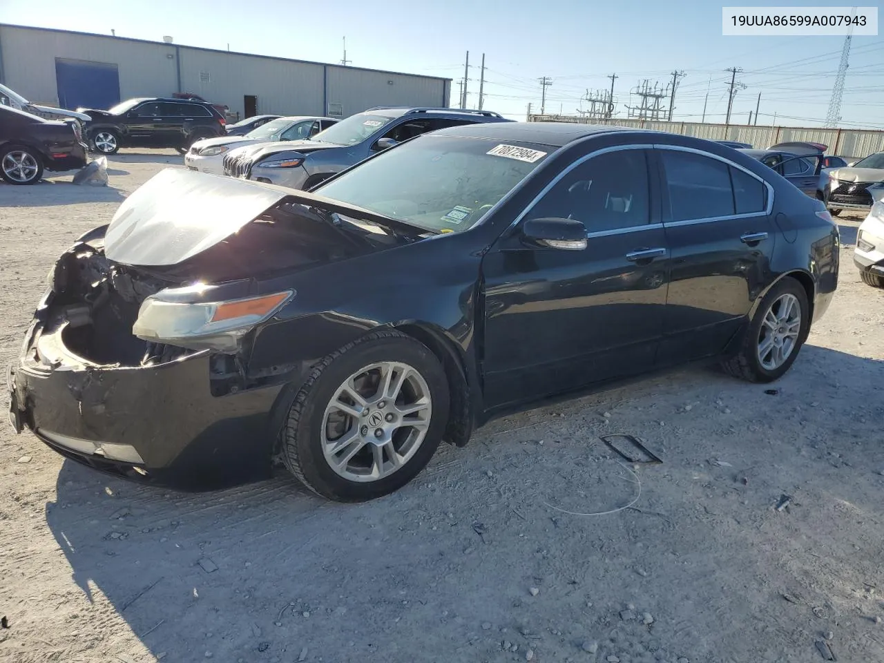 2009 Acura Tl VIN: 19UUA86599A007943 Lot: 70872984