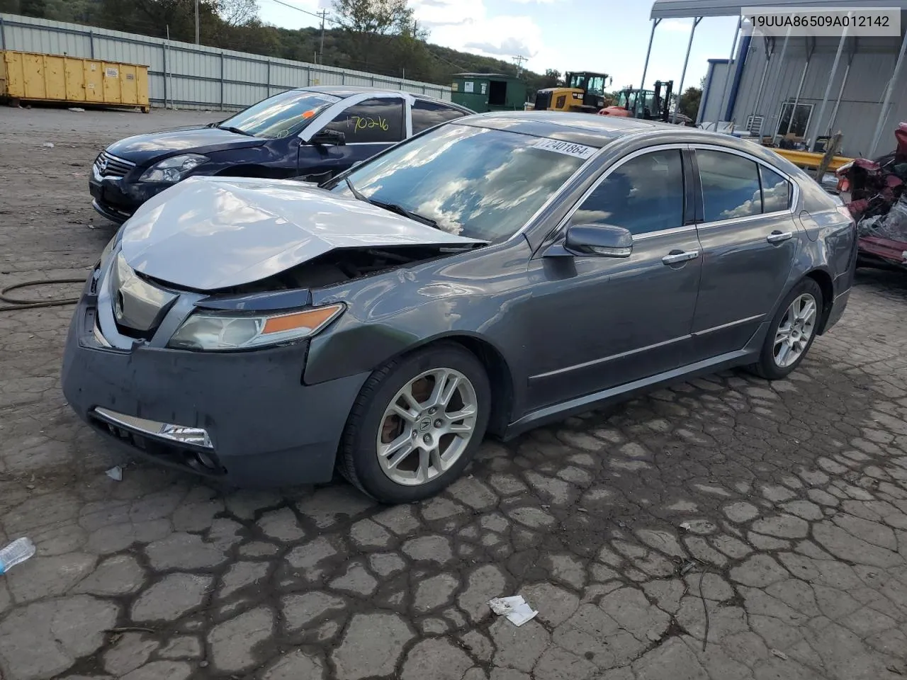 2009 Acura Tl VIN: 19UUA86509A012142 Lot: 72401864