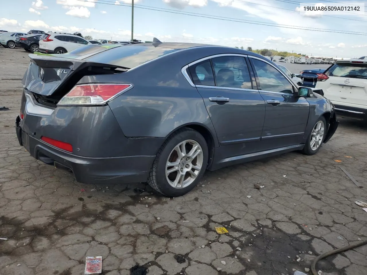 2009 Acura Tl VIN: 19UUA86509A012142 Lot: 72401864